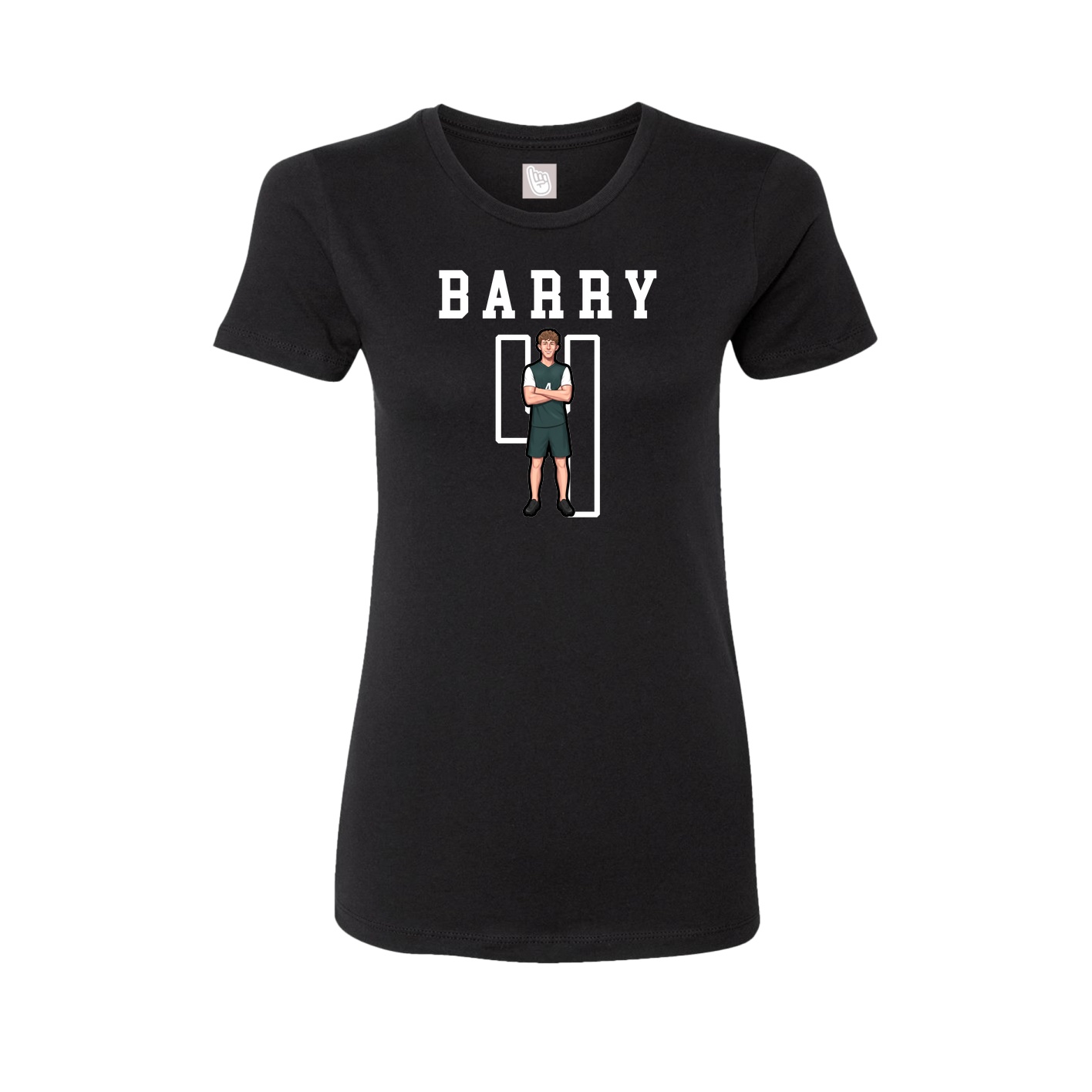 Fitted Women's Tee — Shirsey in Black