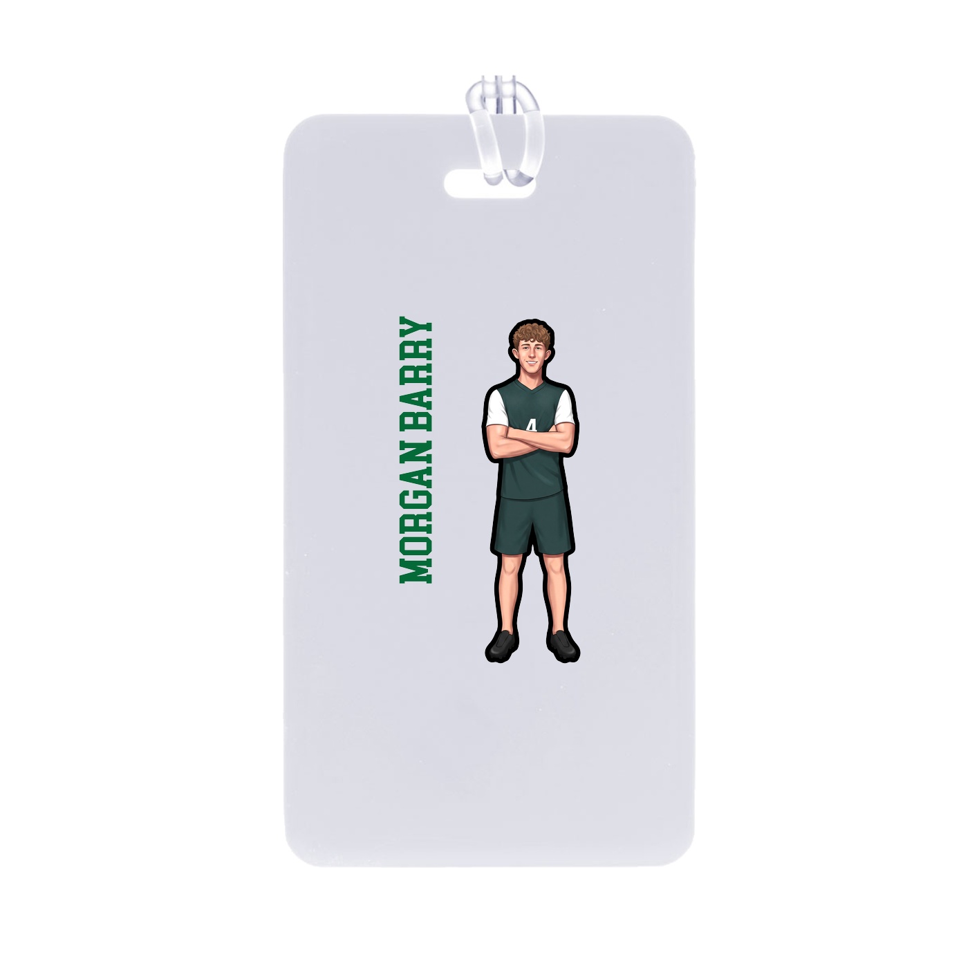 Bag Tag — Name Vertical in Classic