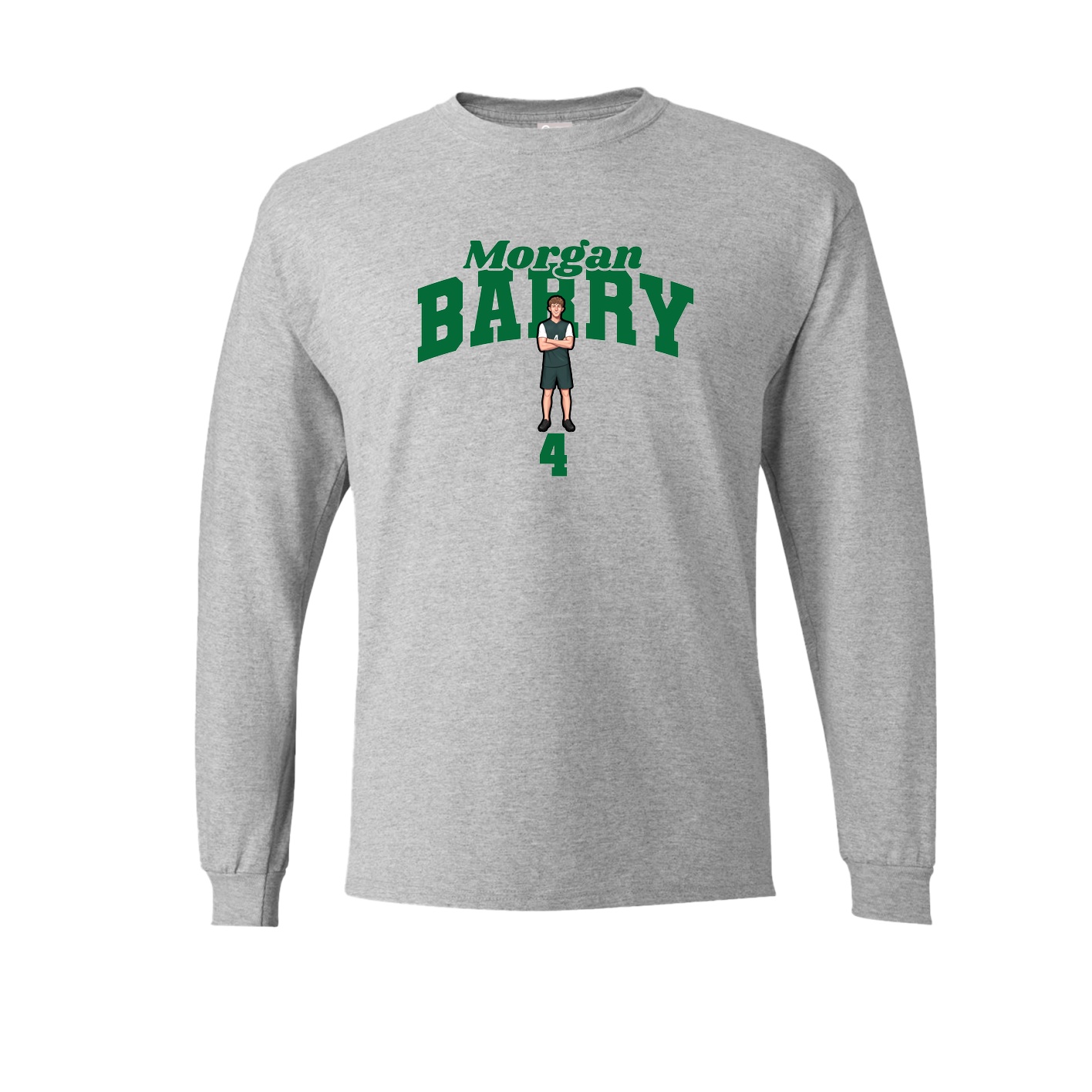 Long Sleeve Tee — Signature Arch in Grey