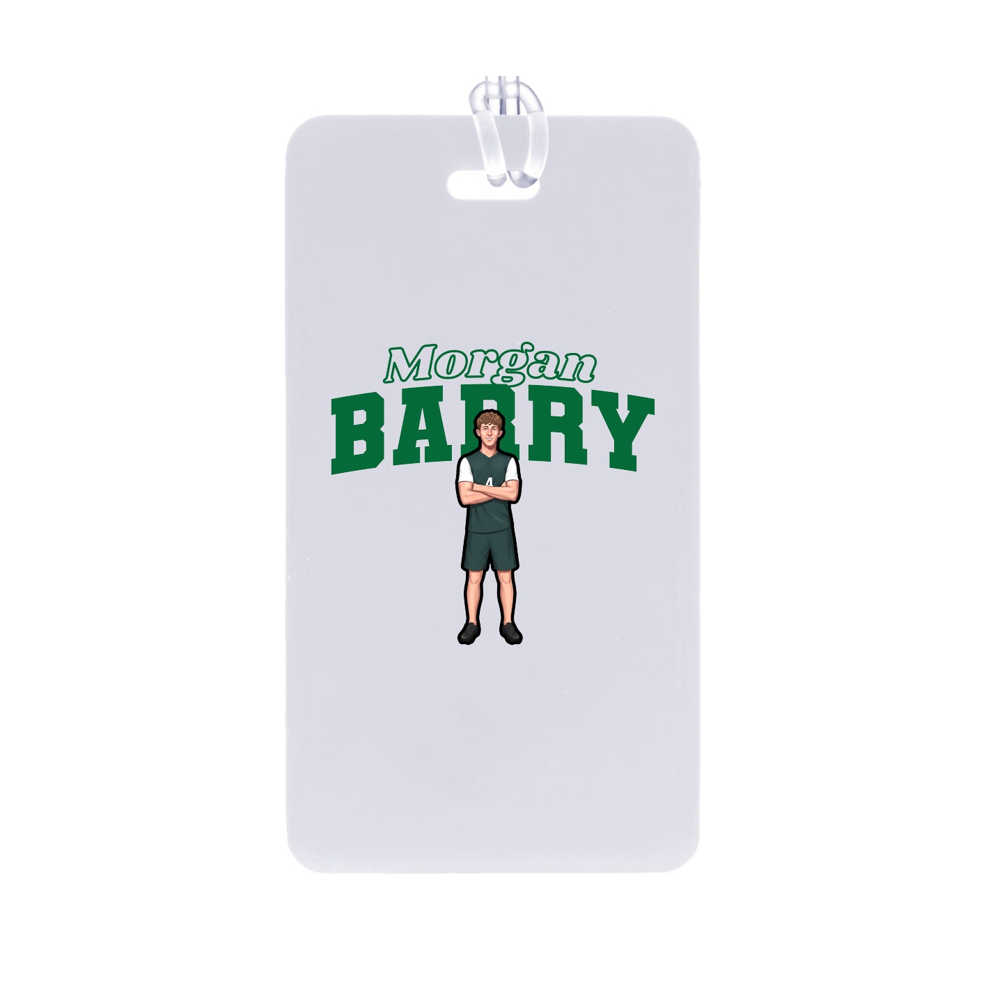 Bag Tag — Name Arch in Classic