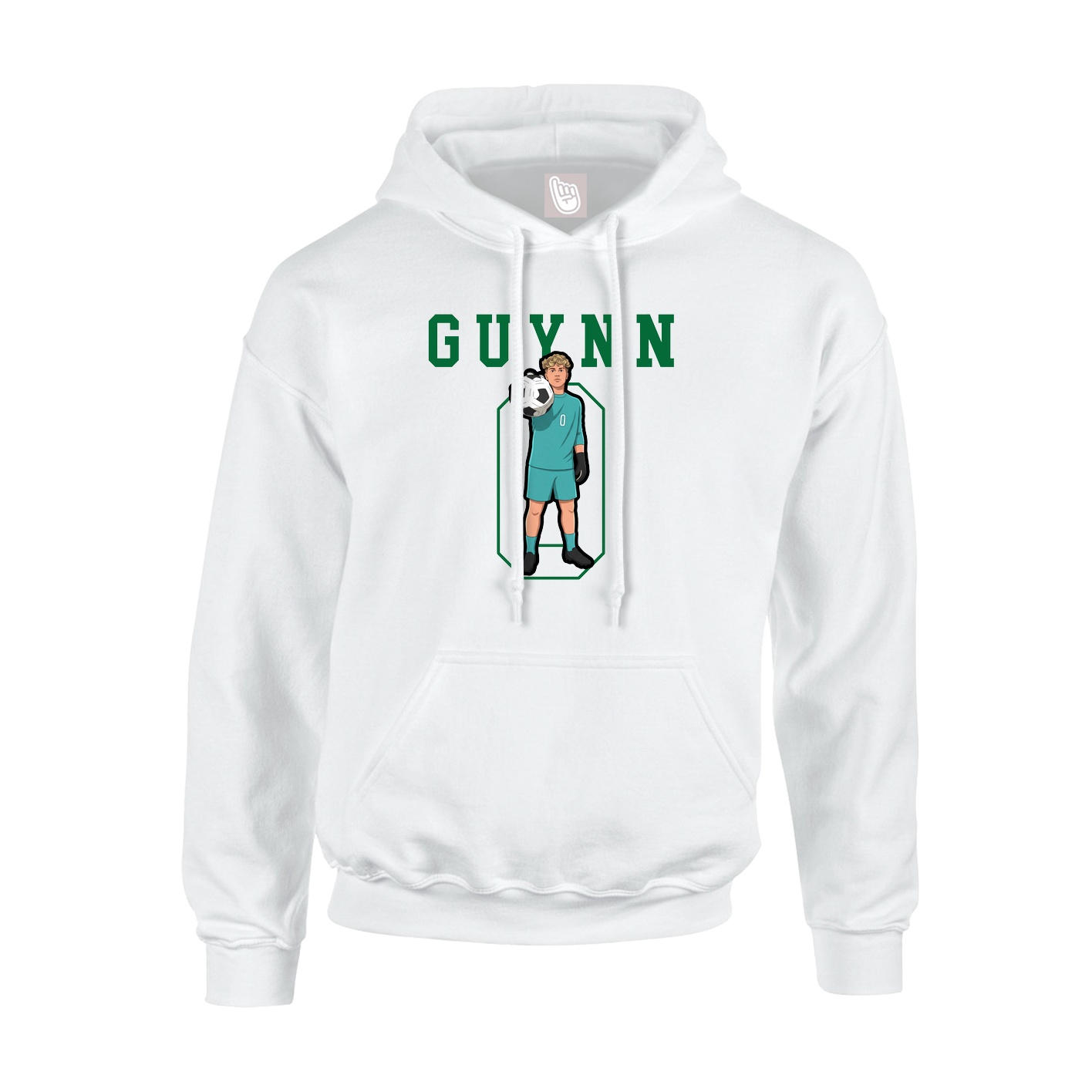 Hoodie — Shirsey in White