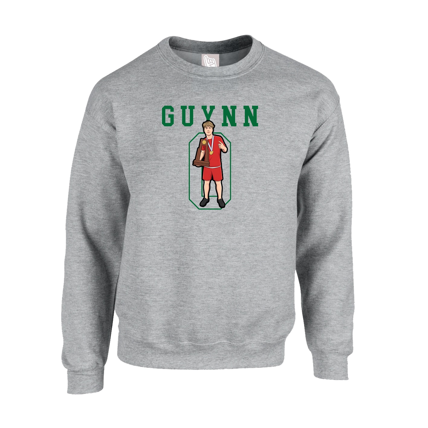 Fleece Crew — Shirsey in Grey