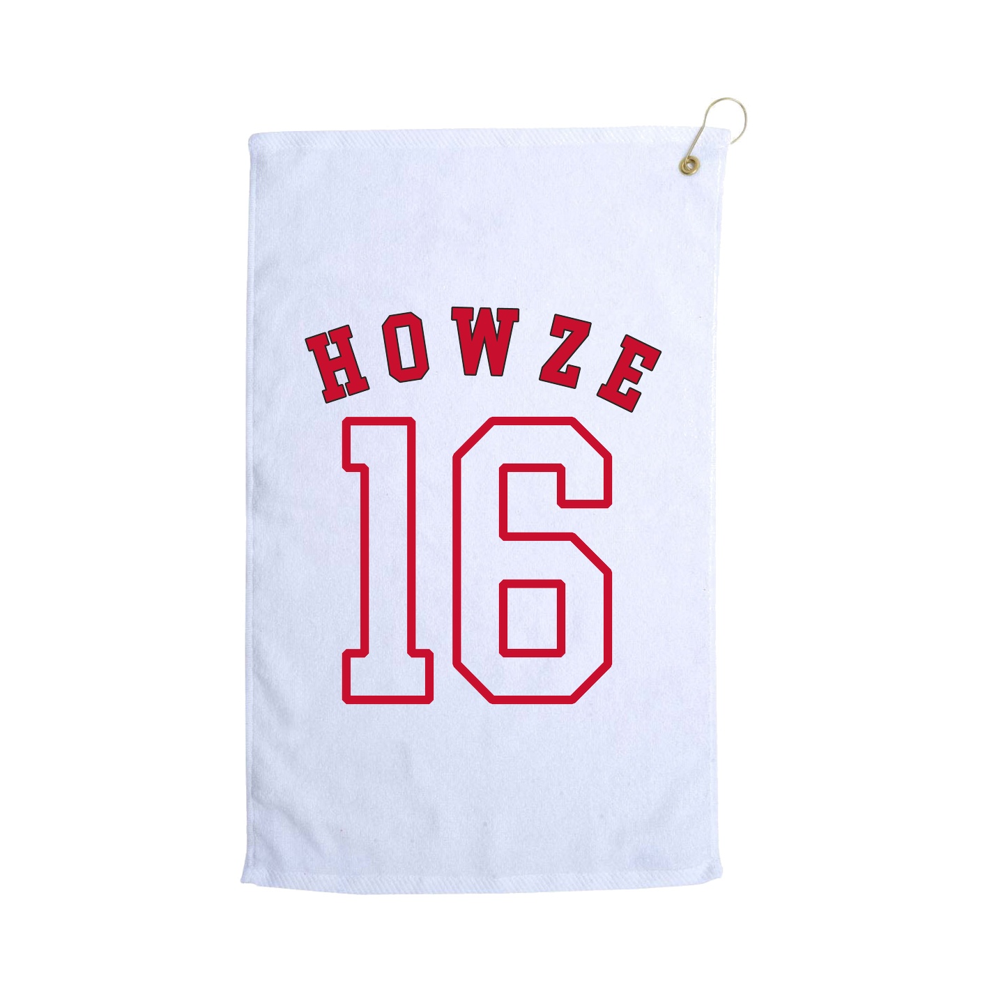 Golf Towel — Shirsey Arch in White
