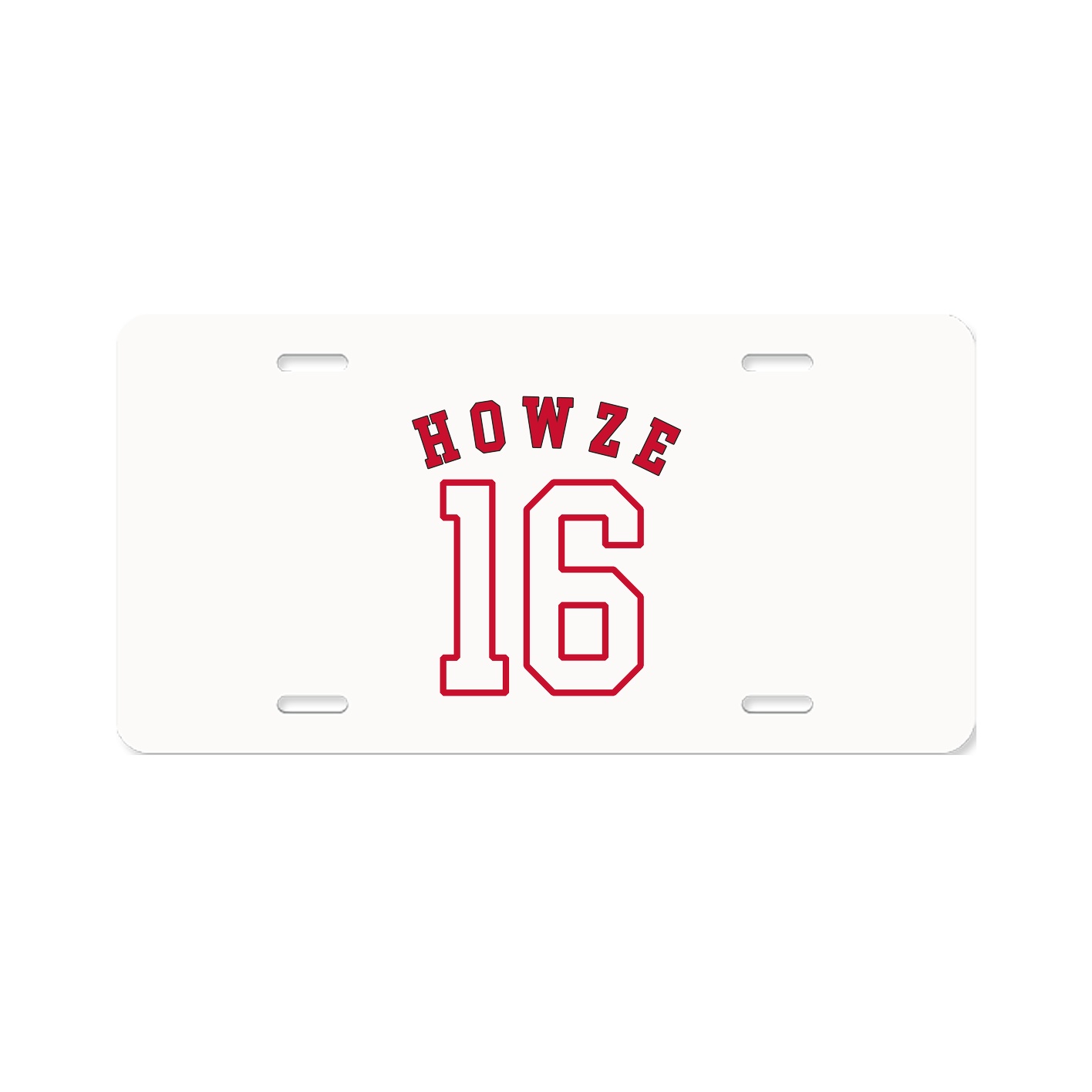 License Plate — Shirsey Arch in Classic
