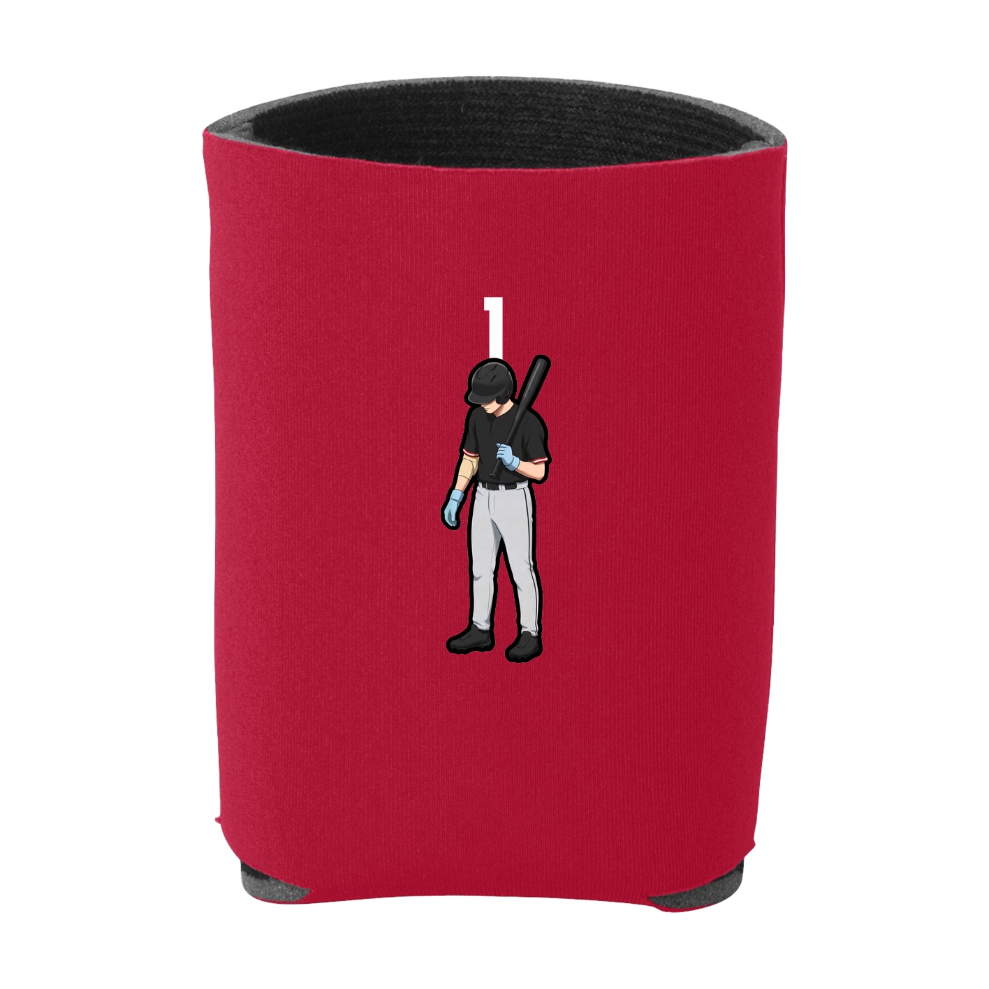 Can Holder — Number Top in Red