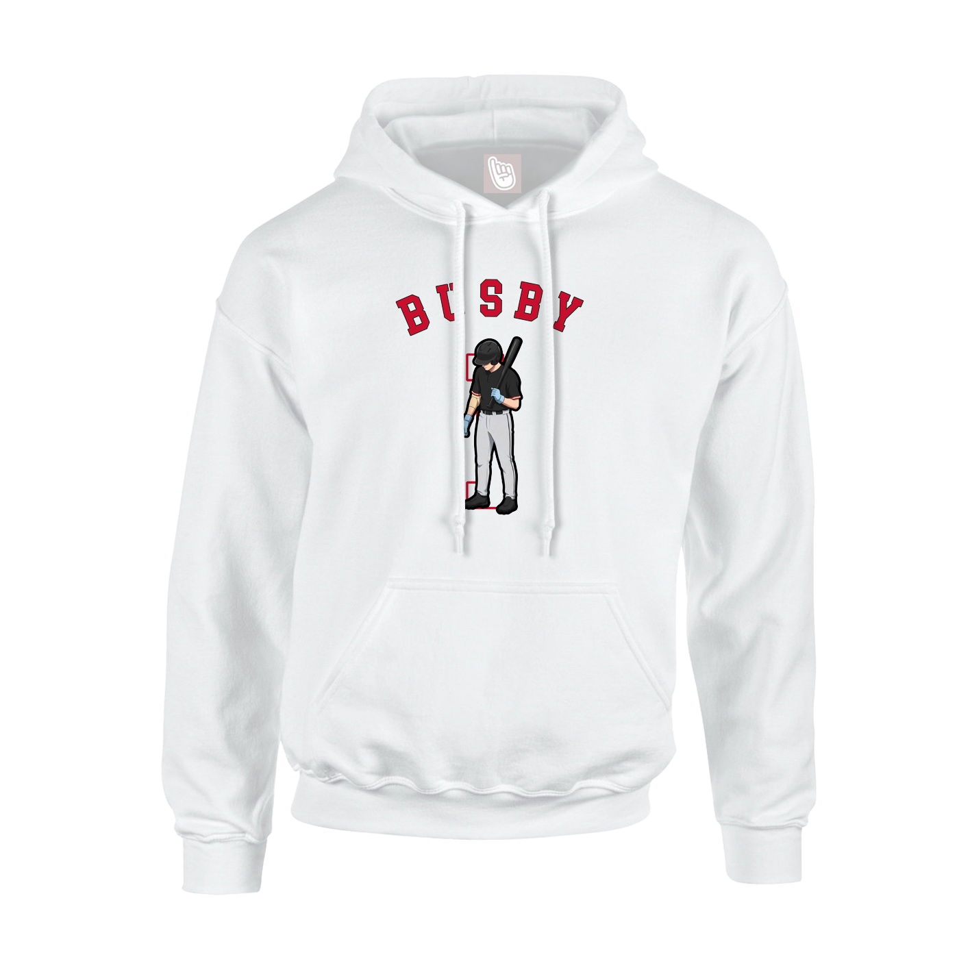 Hoodie — Shirsey Arch in White