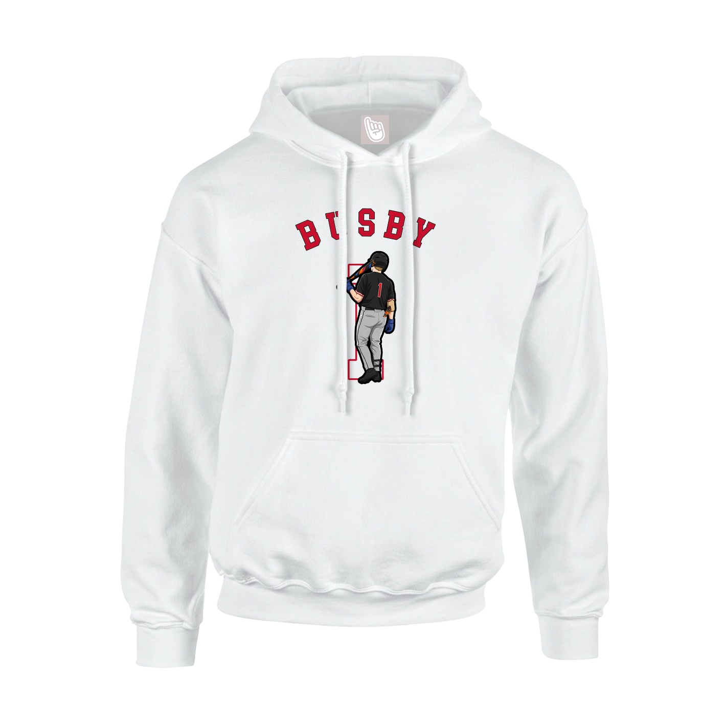 Youth Hoodie — Shirsey Arch in White