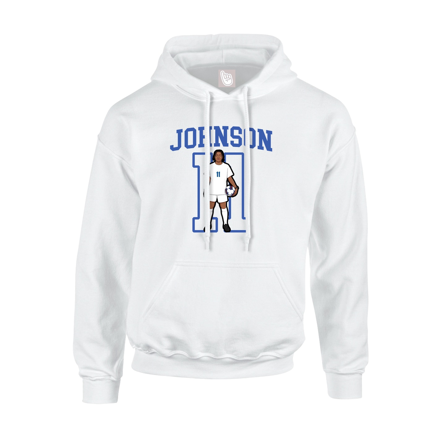 Hoodie — Shirsey in White