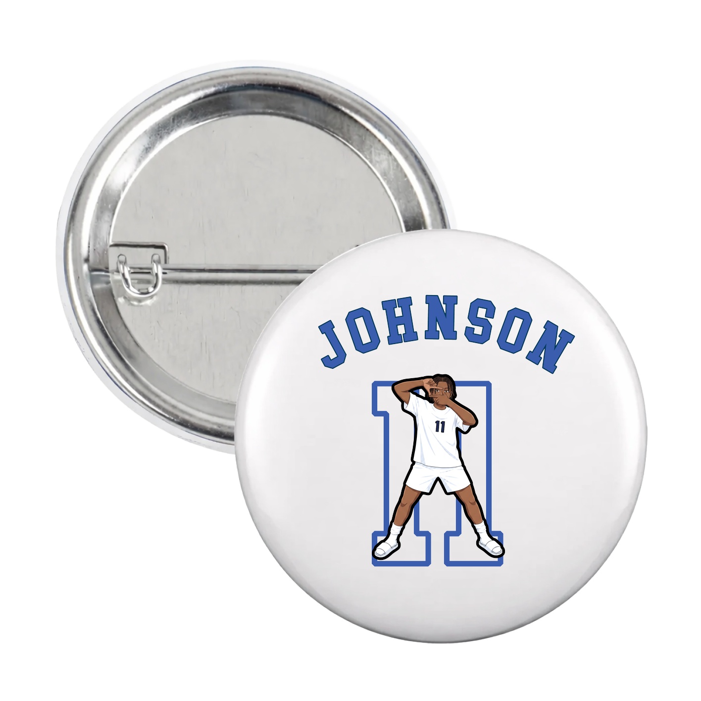 Game Day Button — Shirsey Arch in White