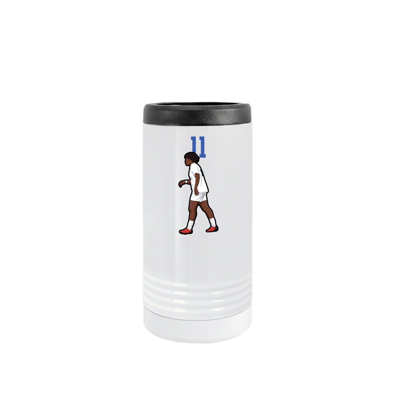 Slim Beverage Holder — Number Top in White