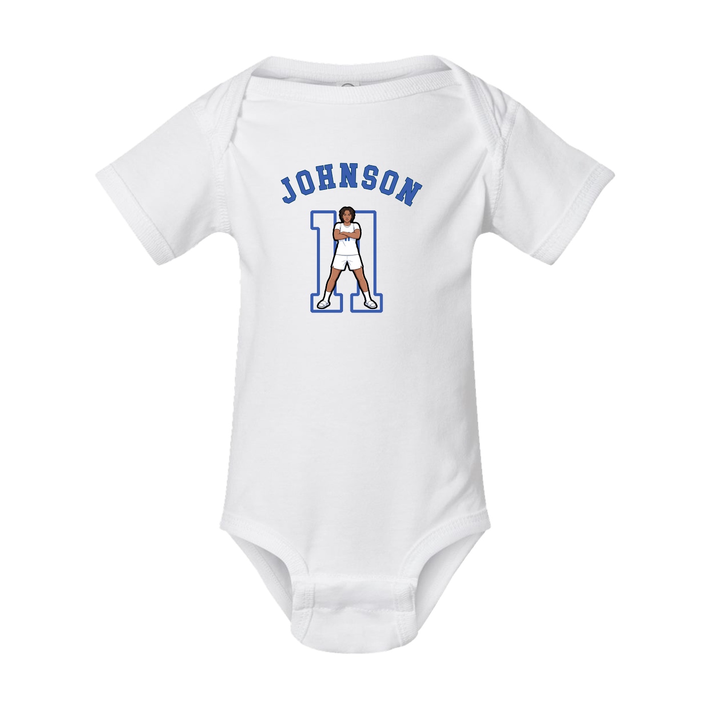 Baby Onesie — Shirsey Arch in White