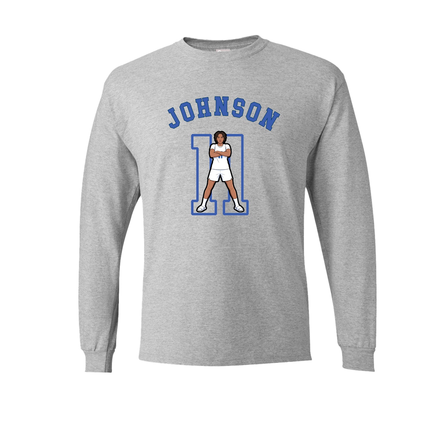 Long Sleeve Tee — Shirsey Arch in Grey