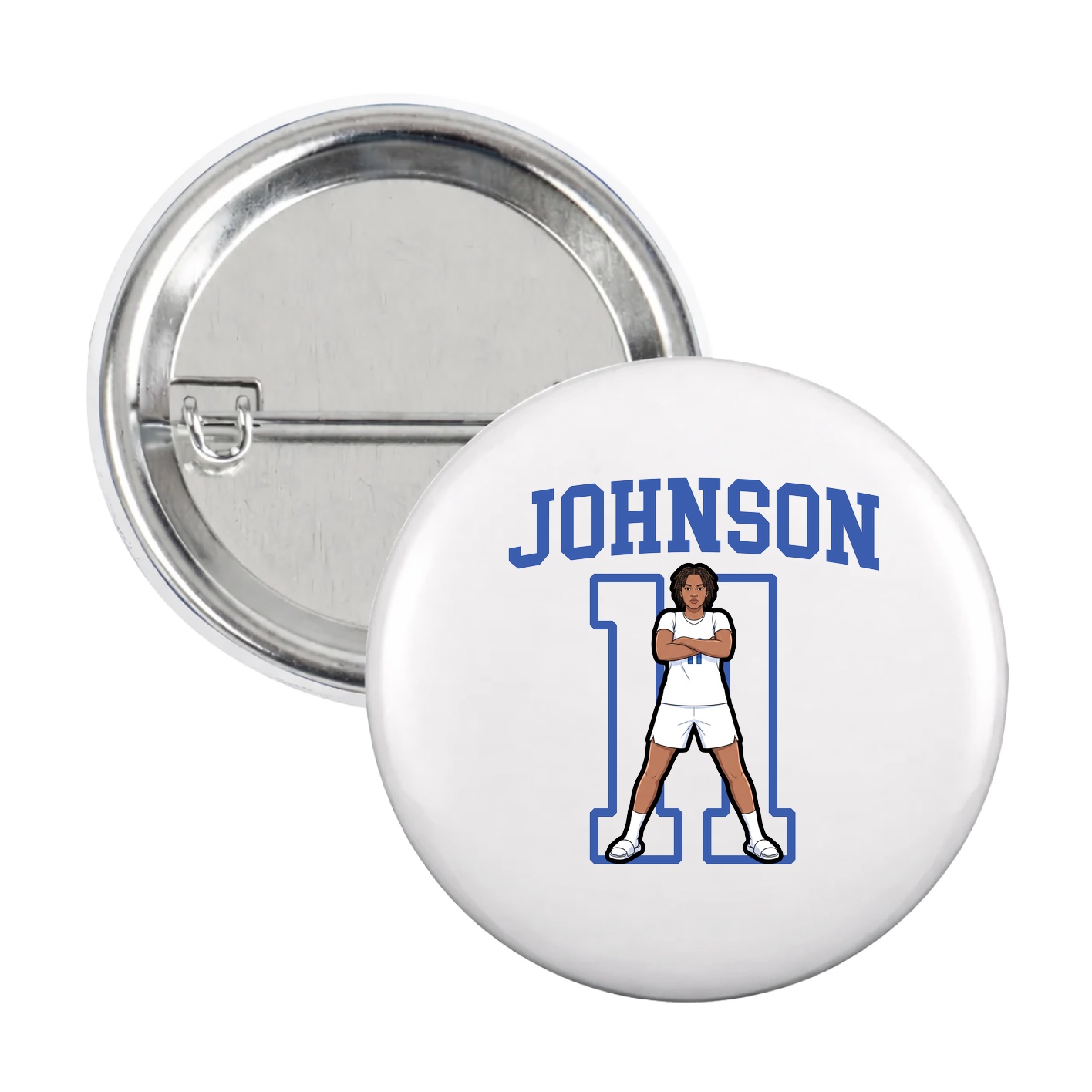 Game Day Button — Shirsey in White