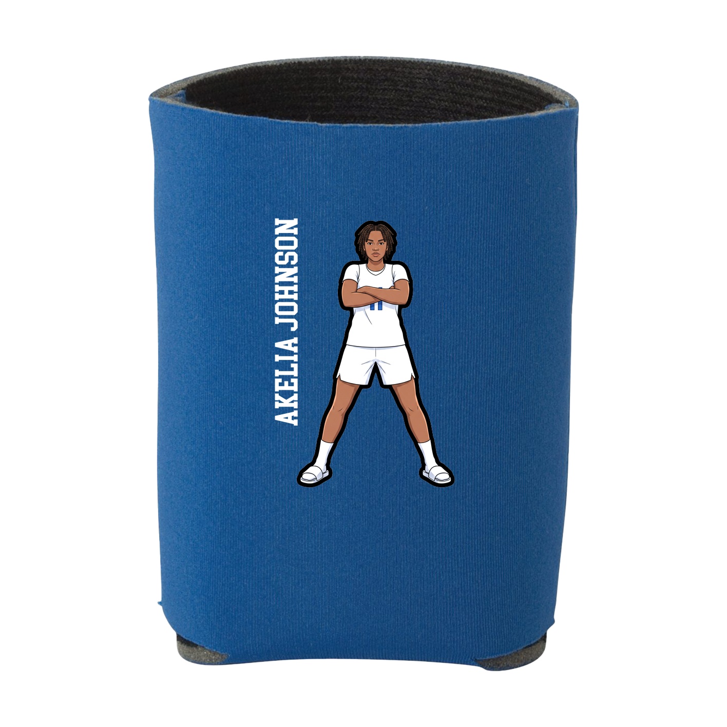 Can Holder — Name Vertical in Royal
