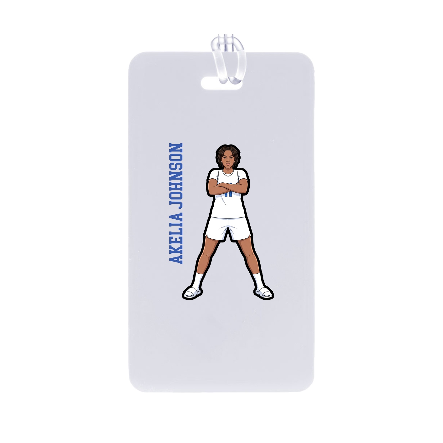 Bag Tag — Name Vertical in Classic