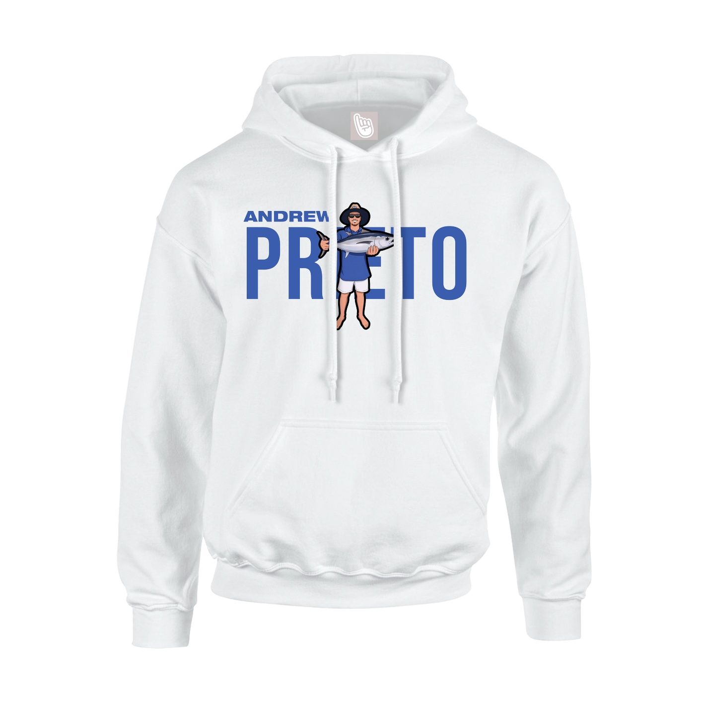 Hoodie — Player Name in White