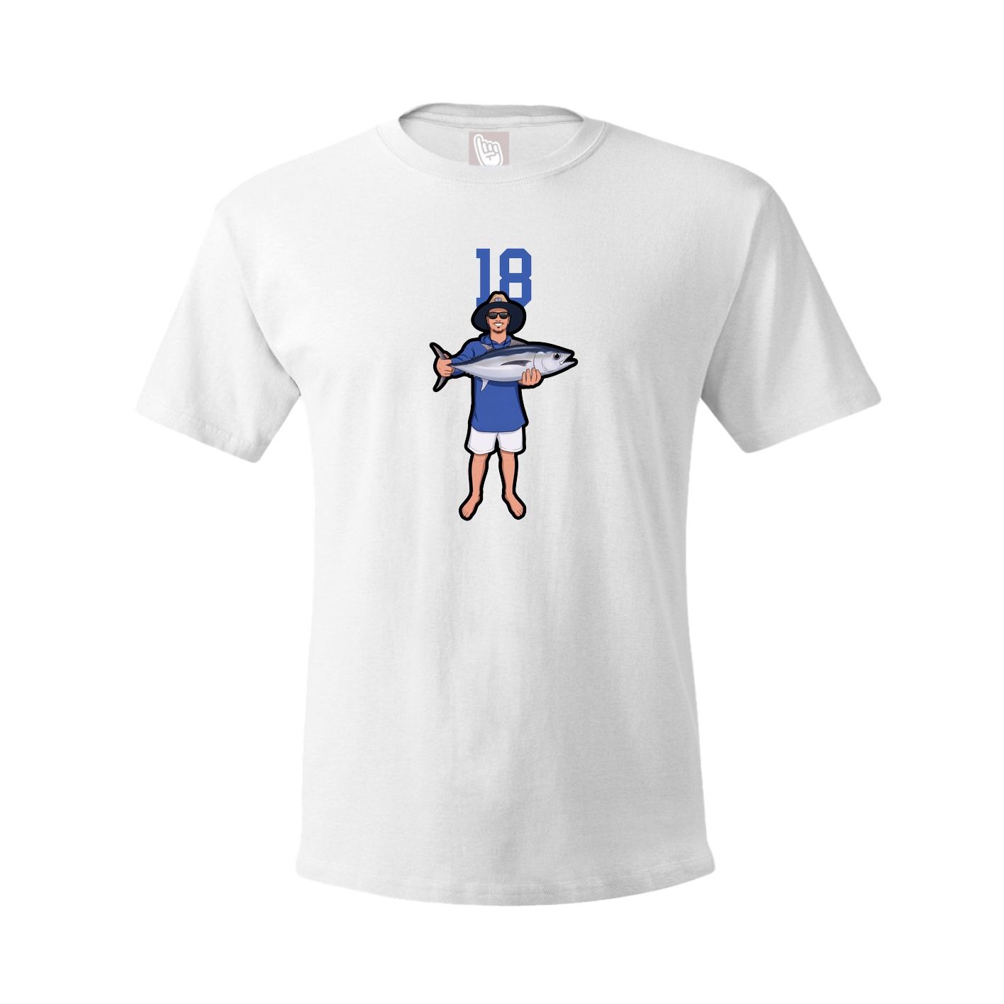 Tee — Number Top in White