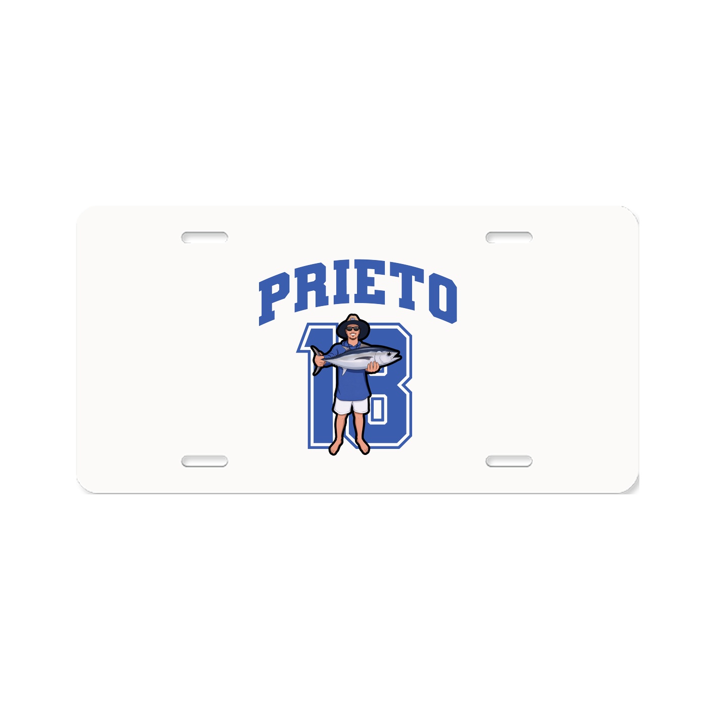 License Plate — Number in Classic