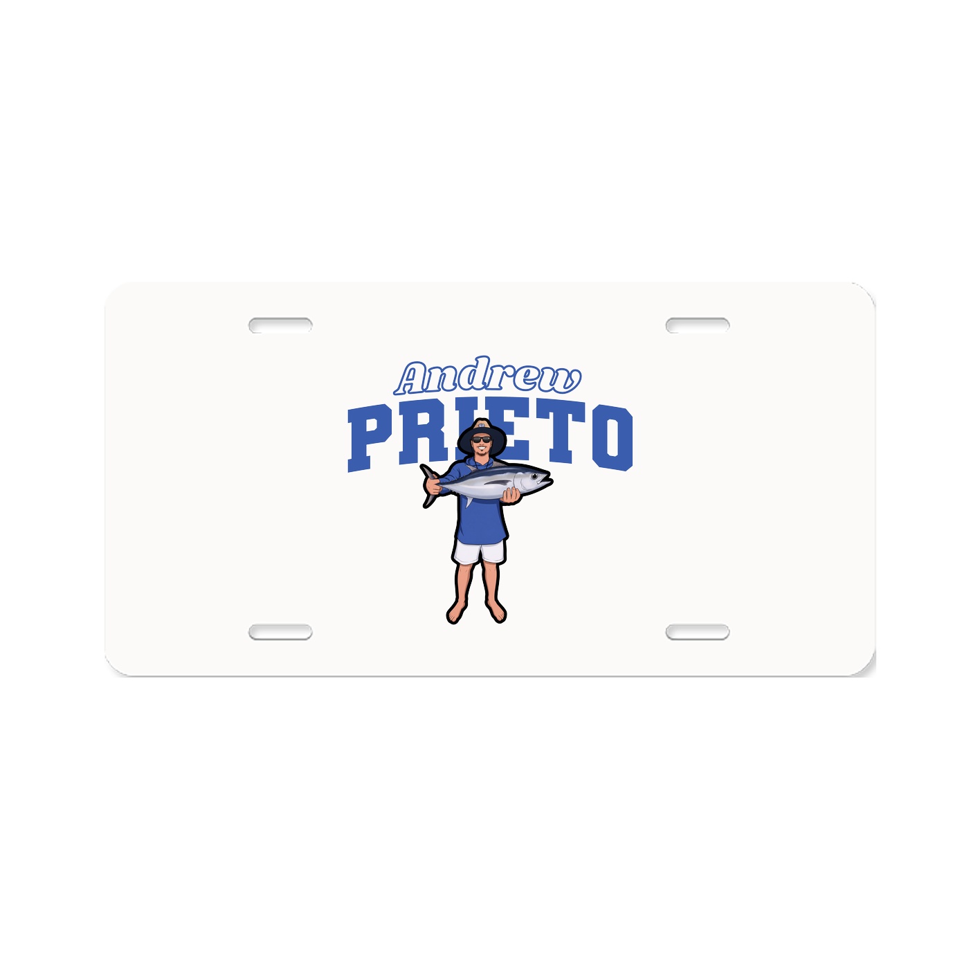License Plate — Name Arch in Classic