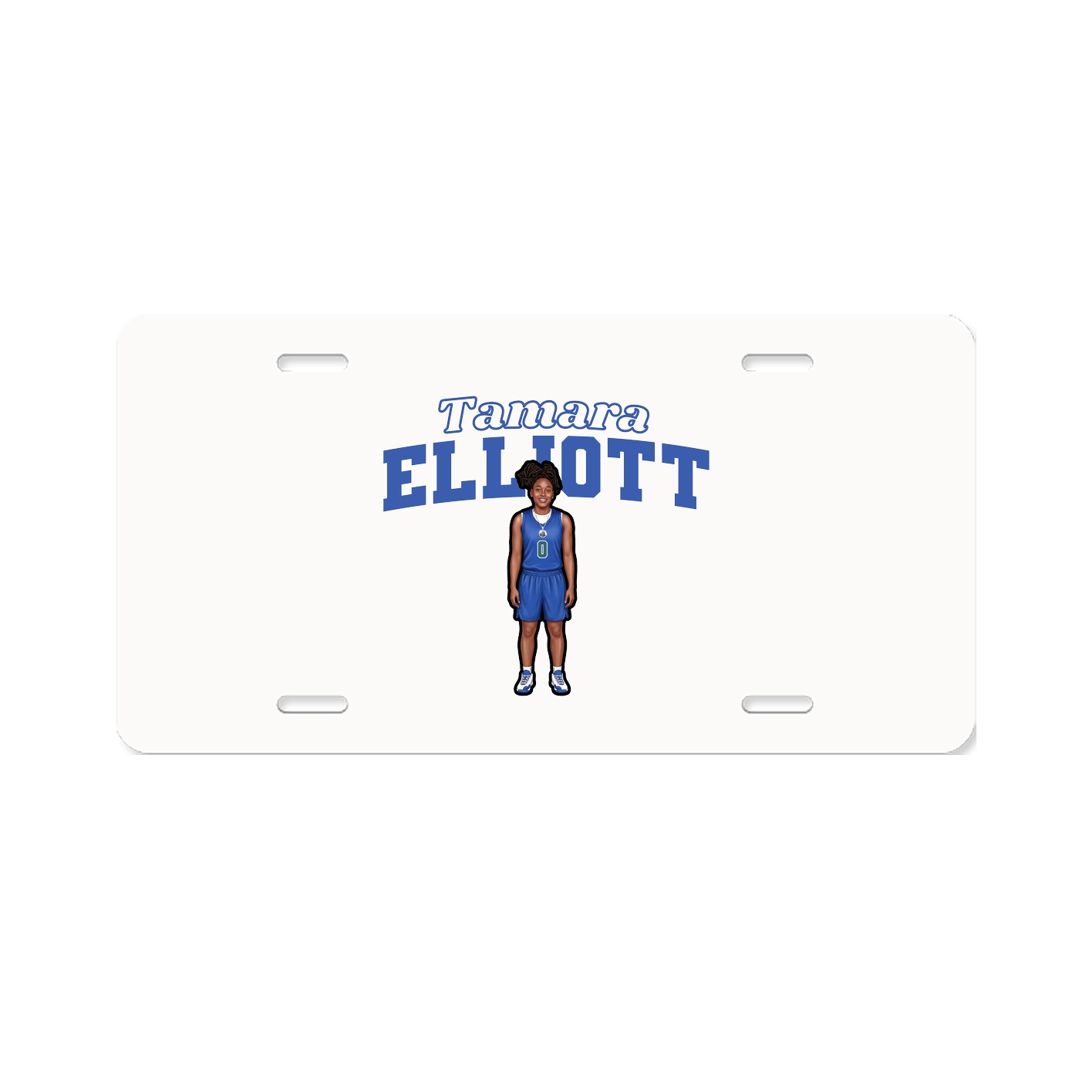 License Plate — Name Arch in Classic