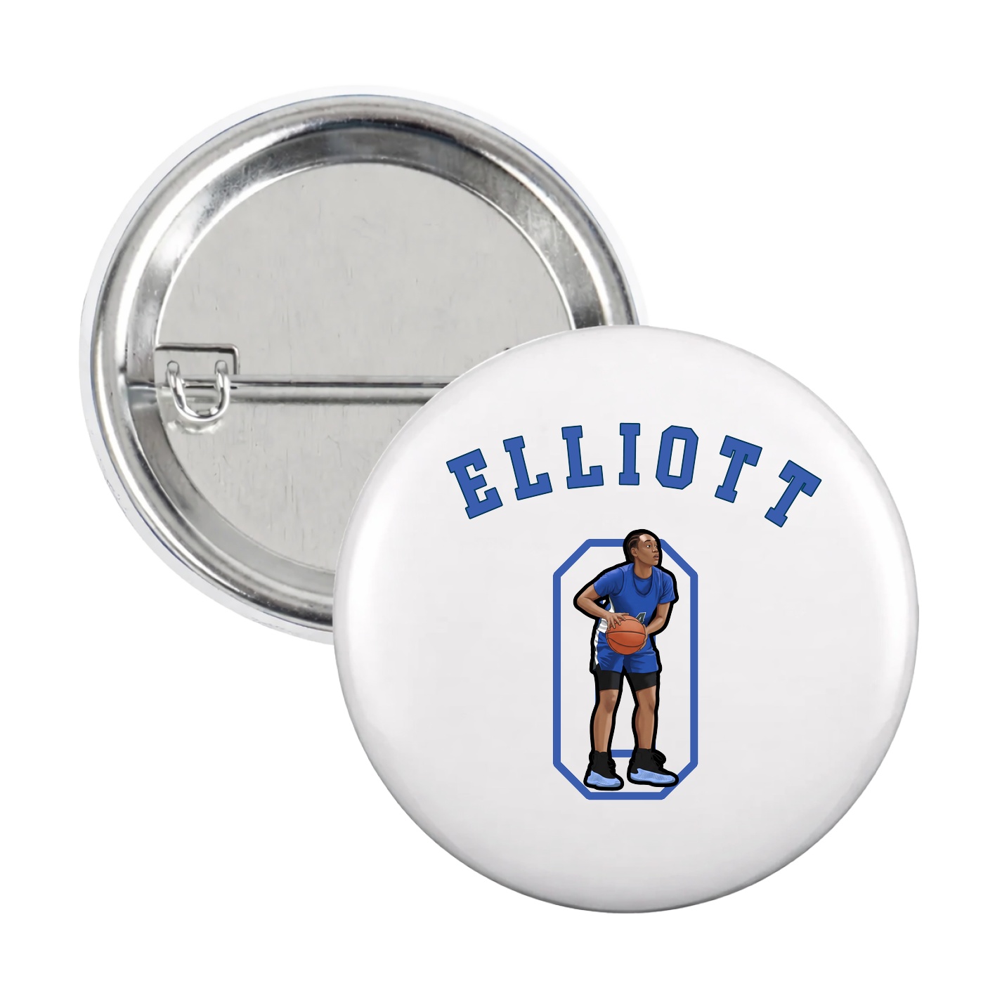 Game Day Button — Shirsey Arch in White