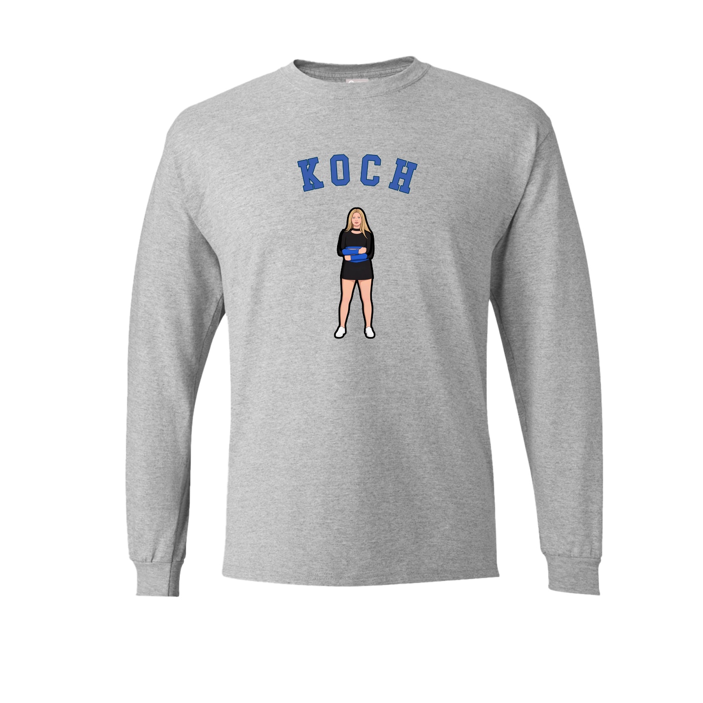 Long Sleeve Tee — Shirsey Arch in Grey