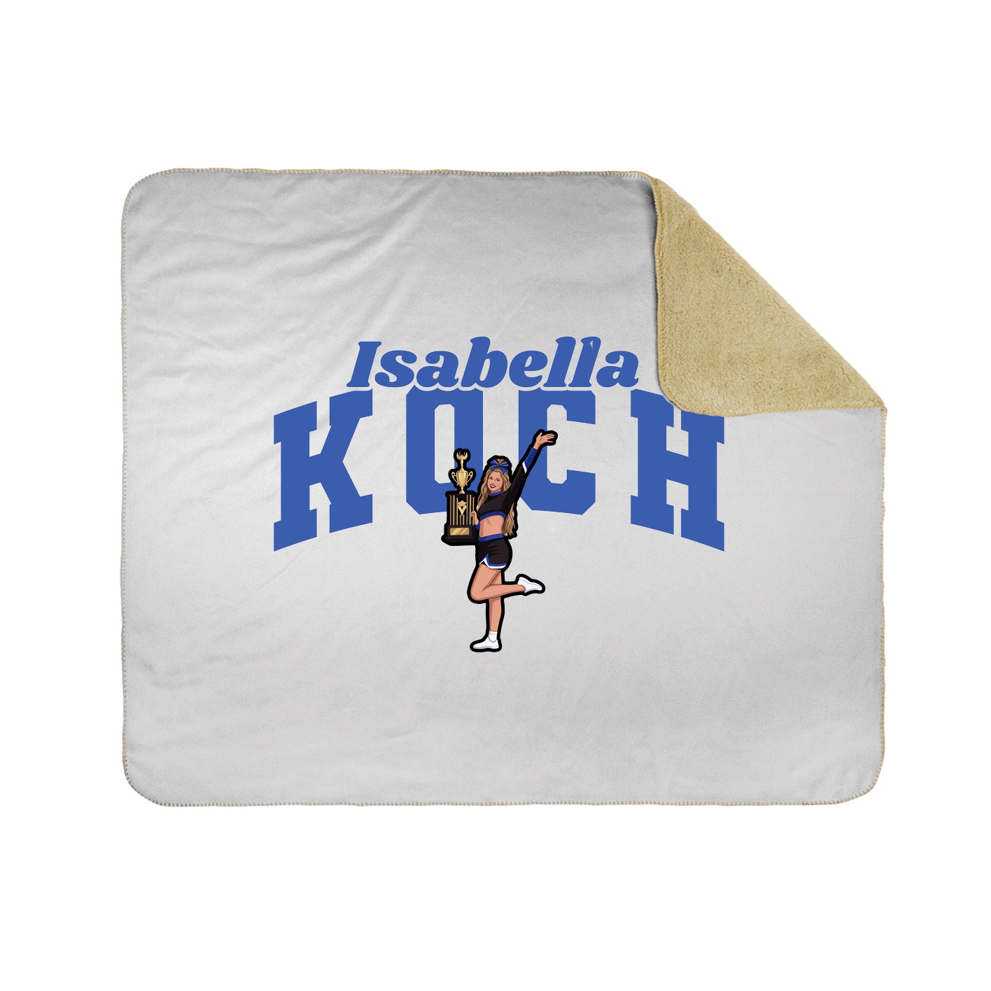 Throw Blanket — Signature Arch in White