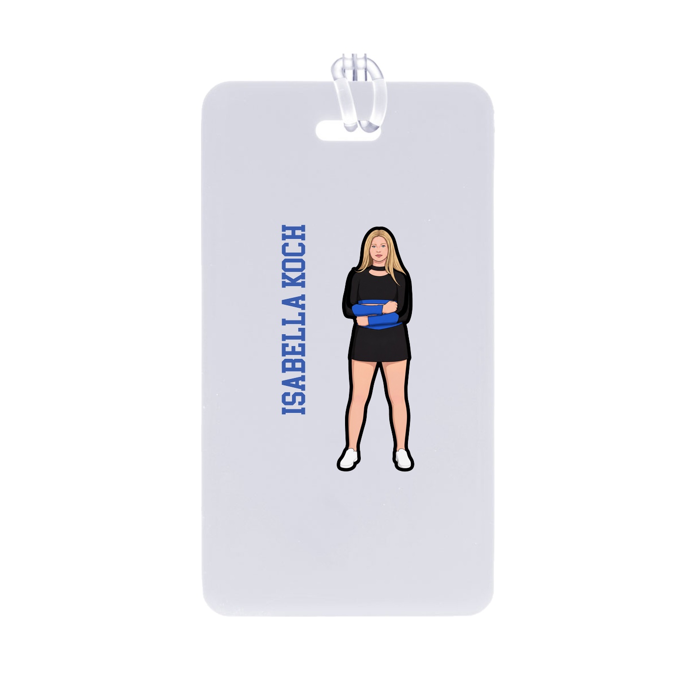 Bag Tag — Name Vertical in Classic