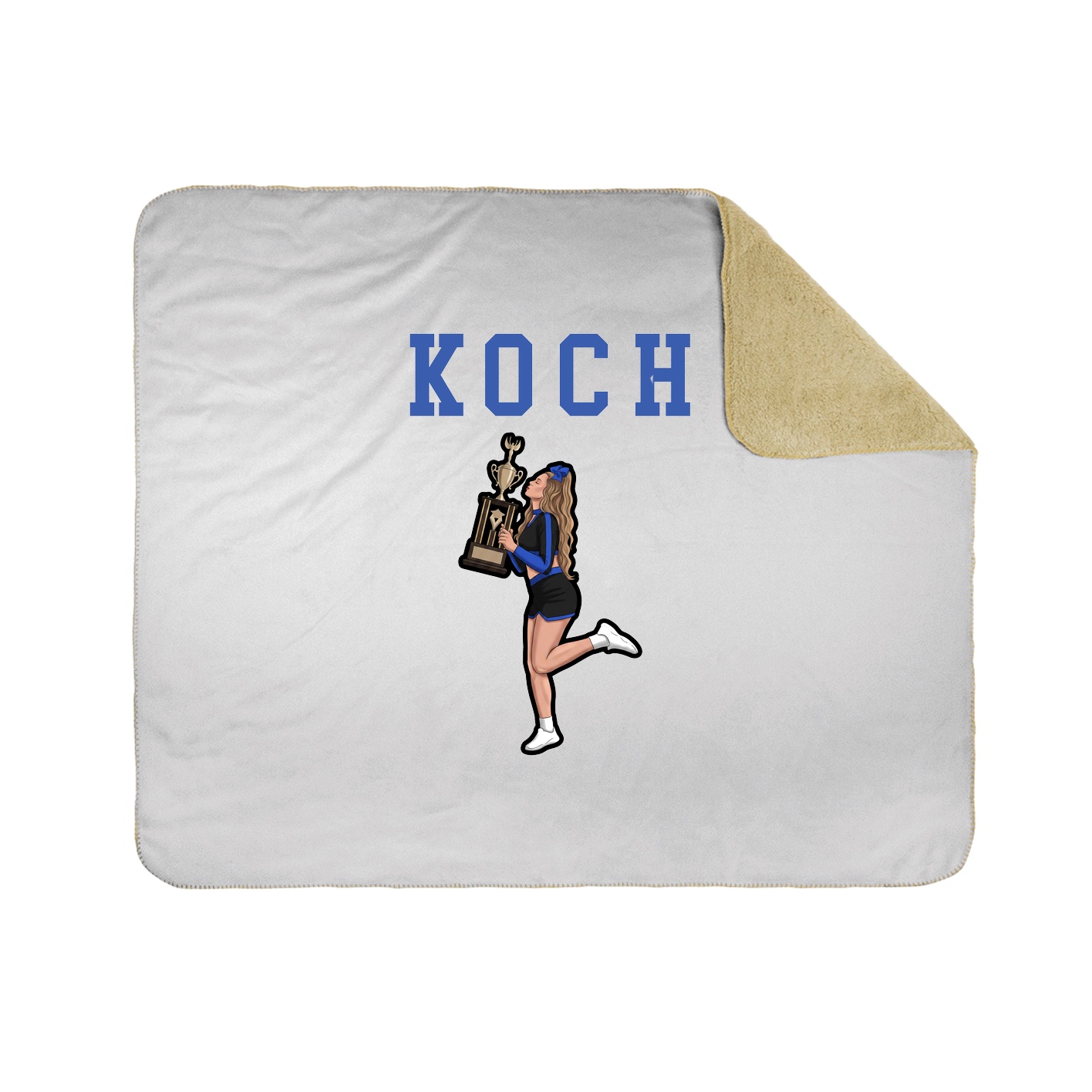 Throw Blanket — Shirsey in White