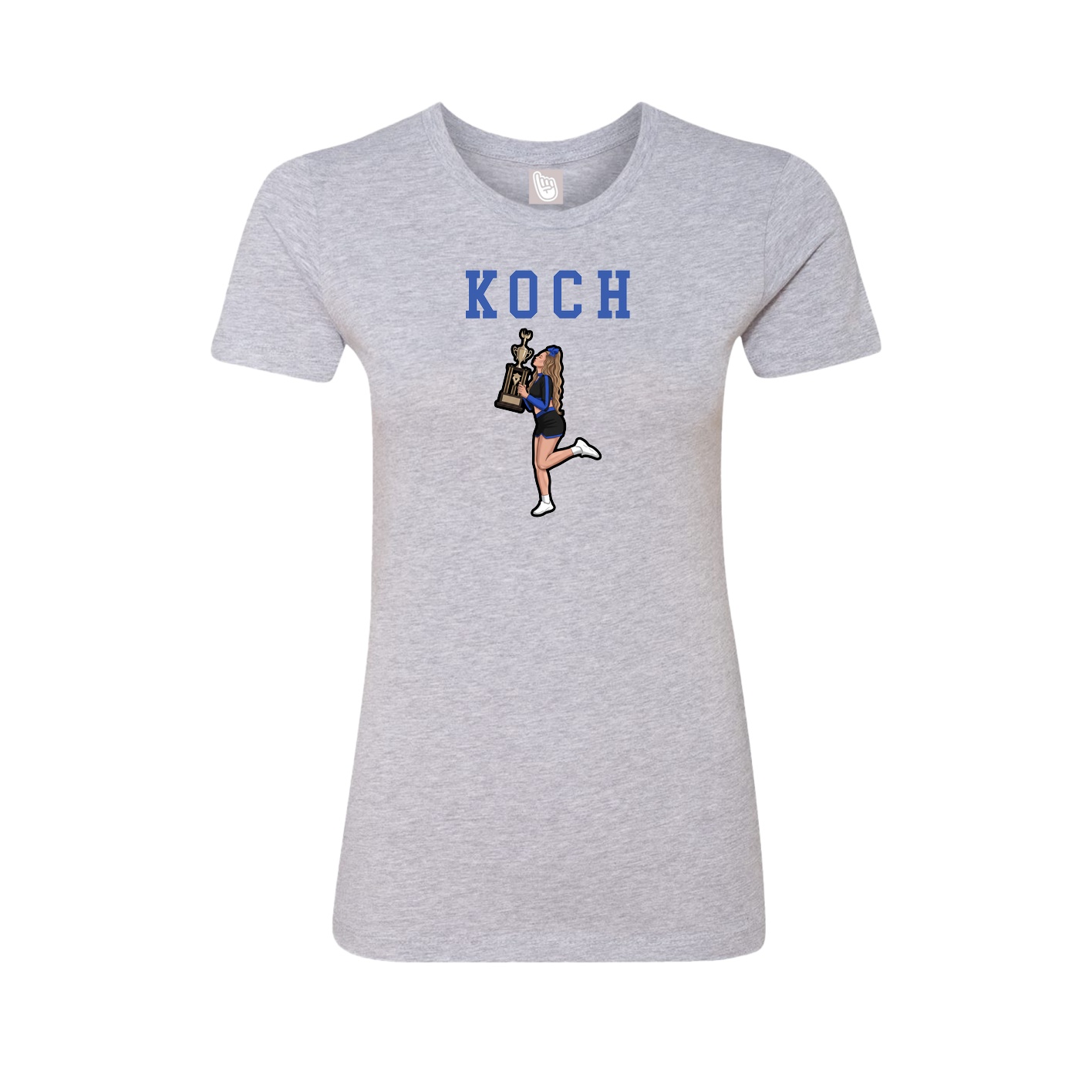Fitted Women's Tee — Shirsey in Grey