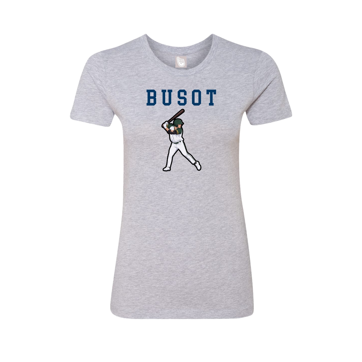 Fitted Women's Tee — Shirsey in Grey