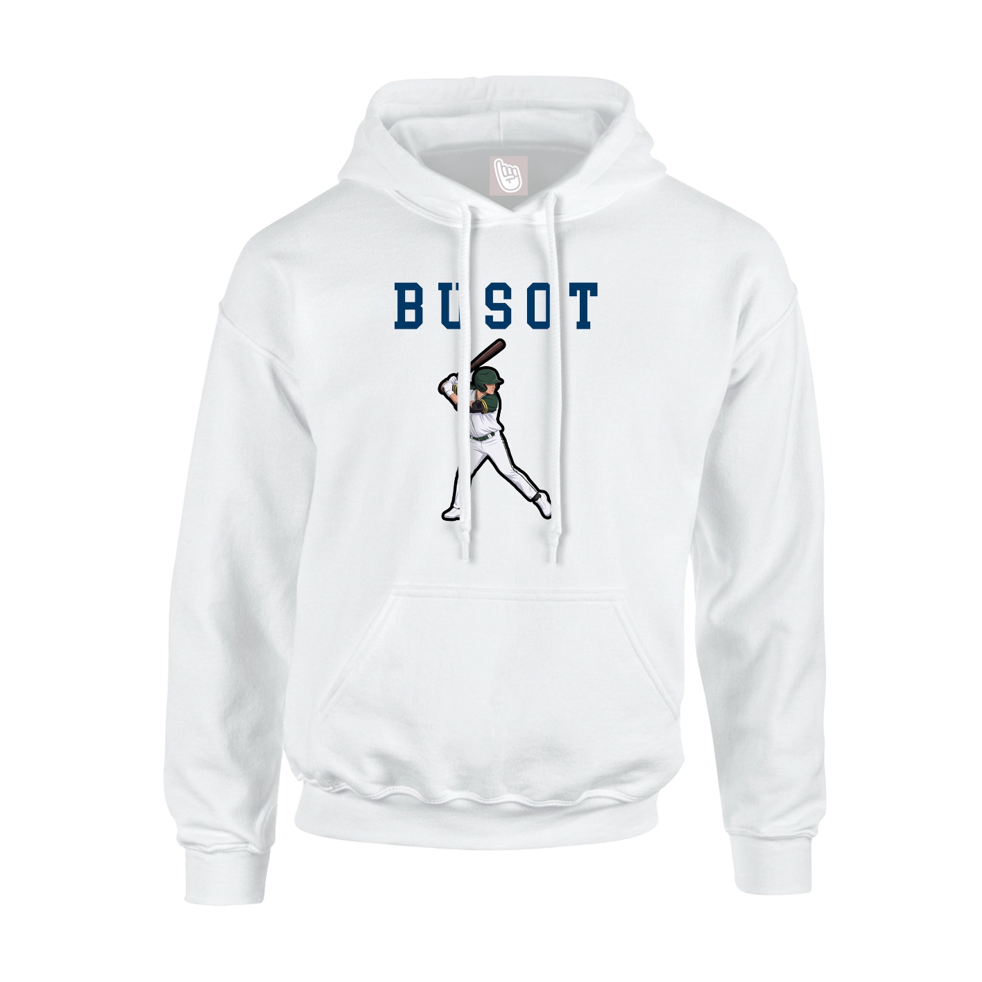 Hoodie — Shirsey in White
