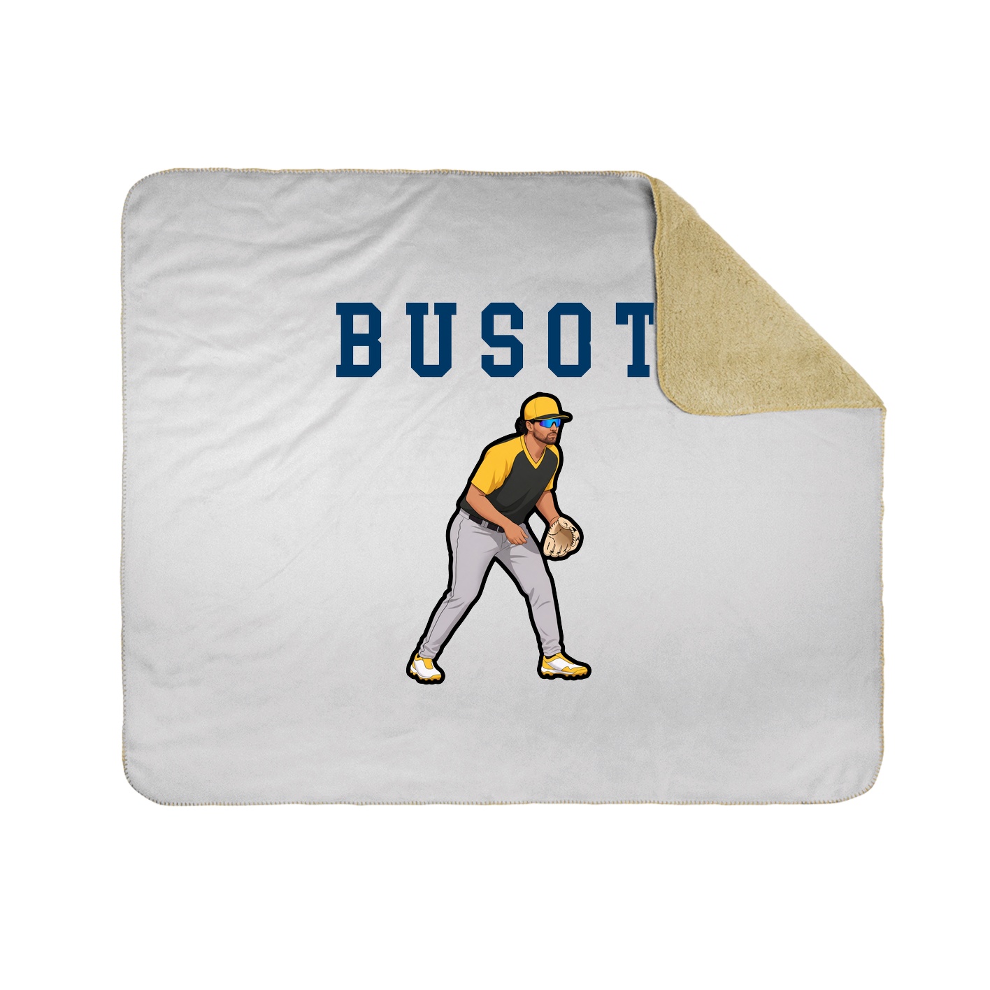 Throw Blanket — Shirsey in White