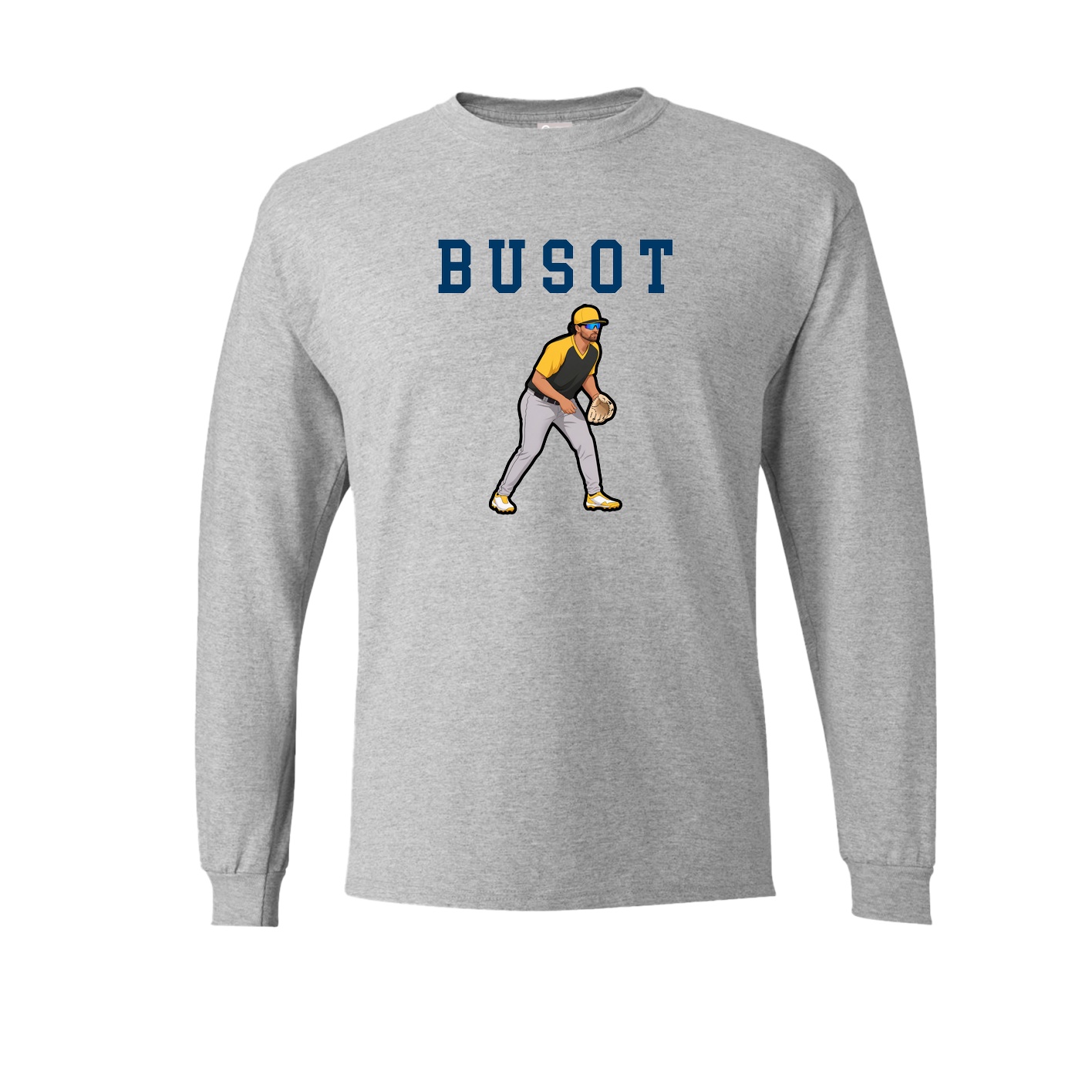 Long Sleeve Tee — Shirsey in Grey