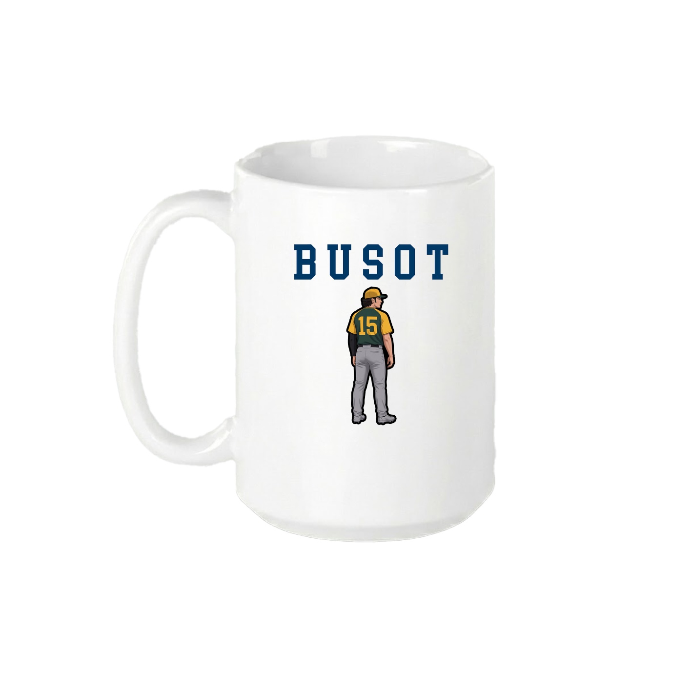 15oz Coffee Mug — Shirsey in White