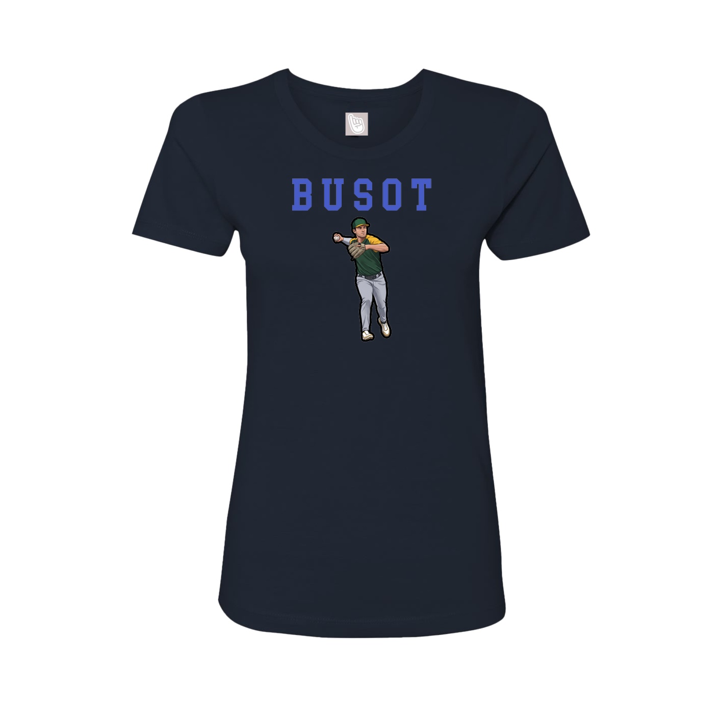 Fitted Women's Tee — Shirsey in Navy
