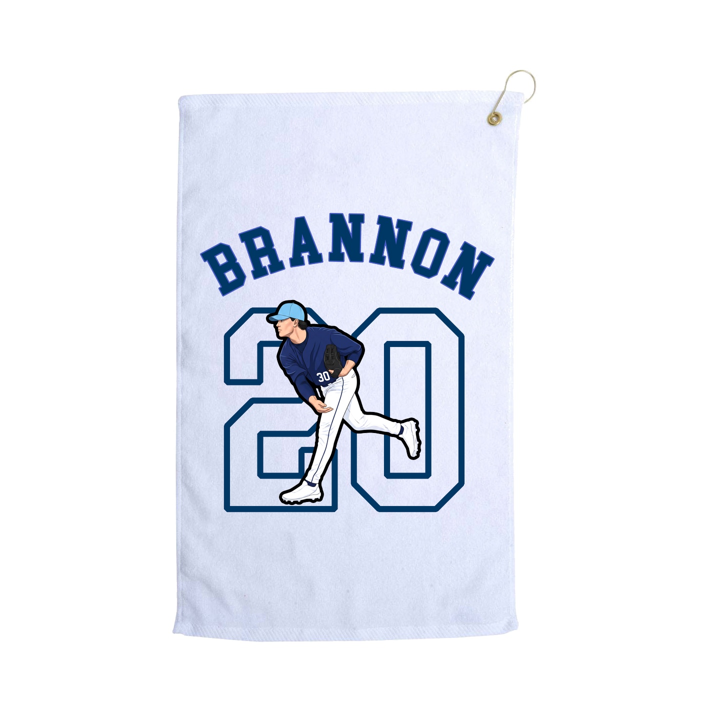 Golf Towel — Shirsey Arch in White