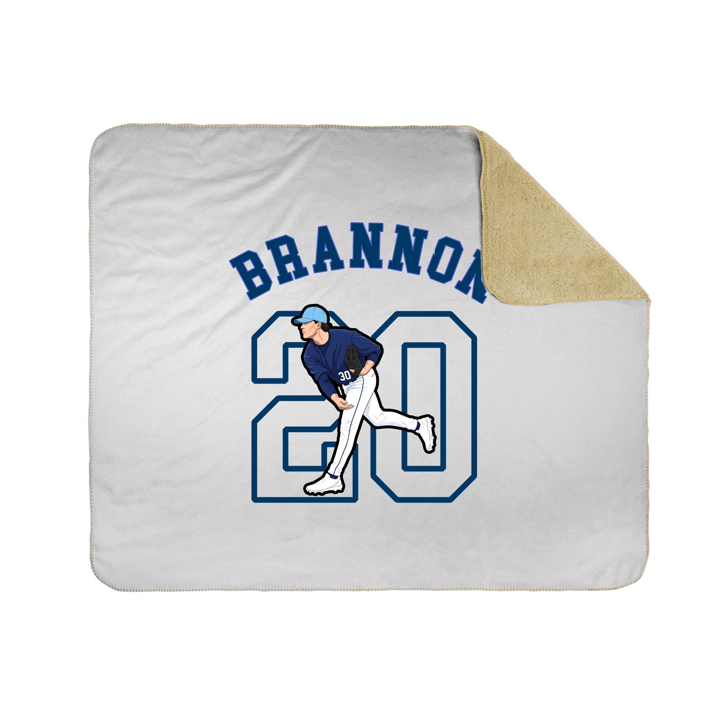 50x60 Sherpa Lined Throw Blanket