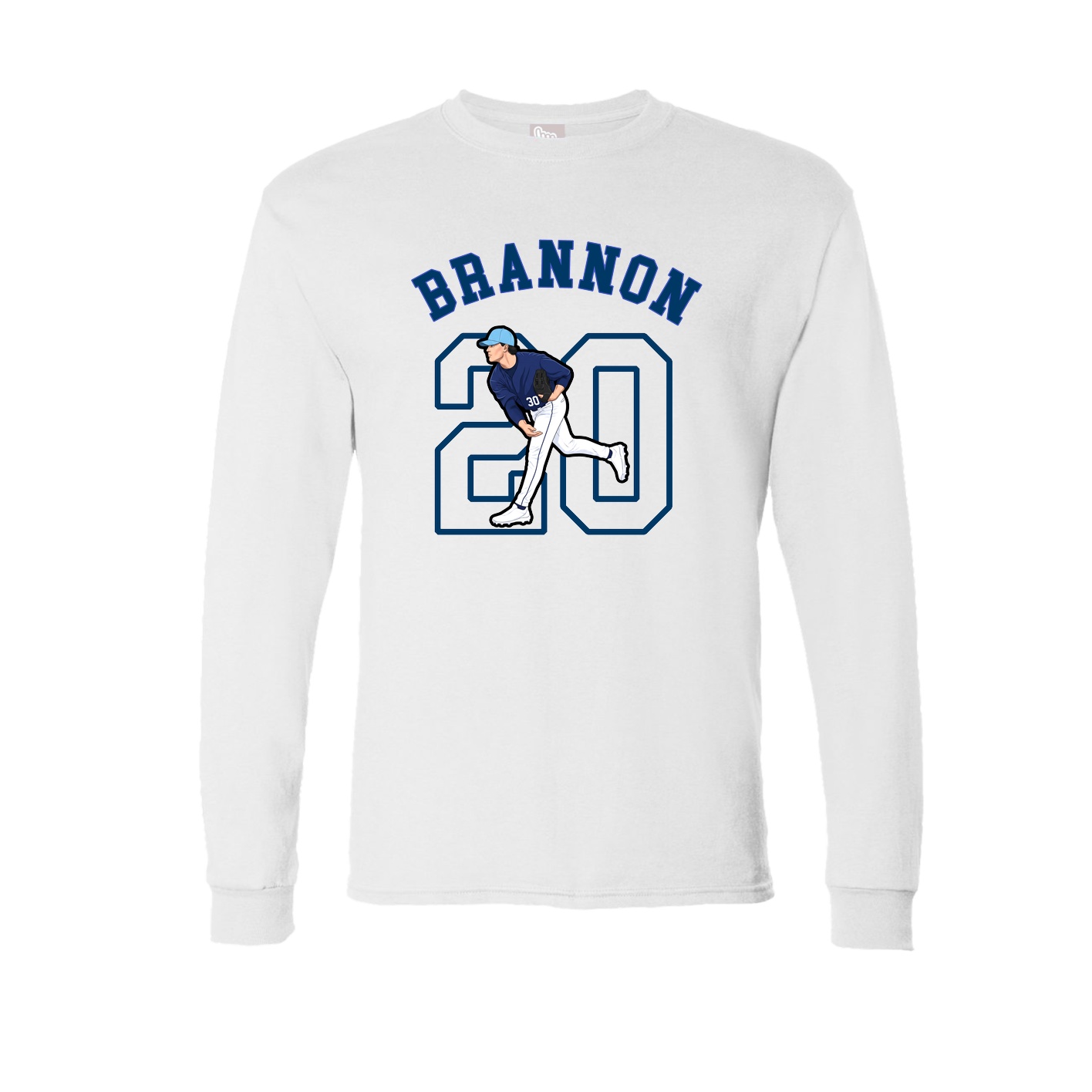 Long Sleeve Tee — Shirsey Arch in White
