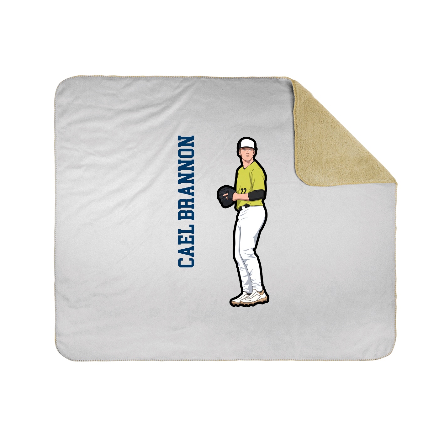 50x60 Sherpa Lined Throw Blanket