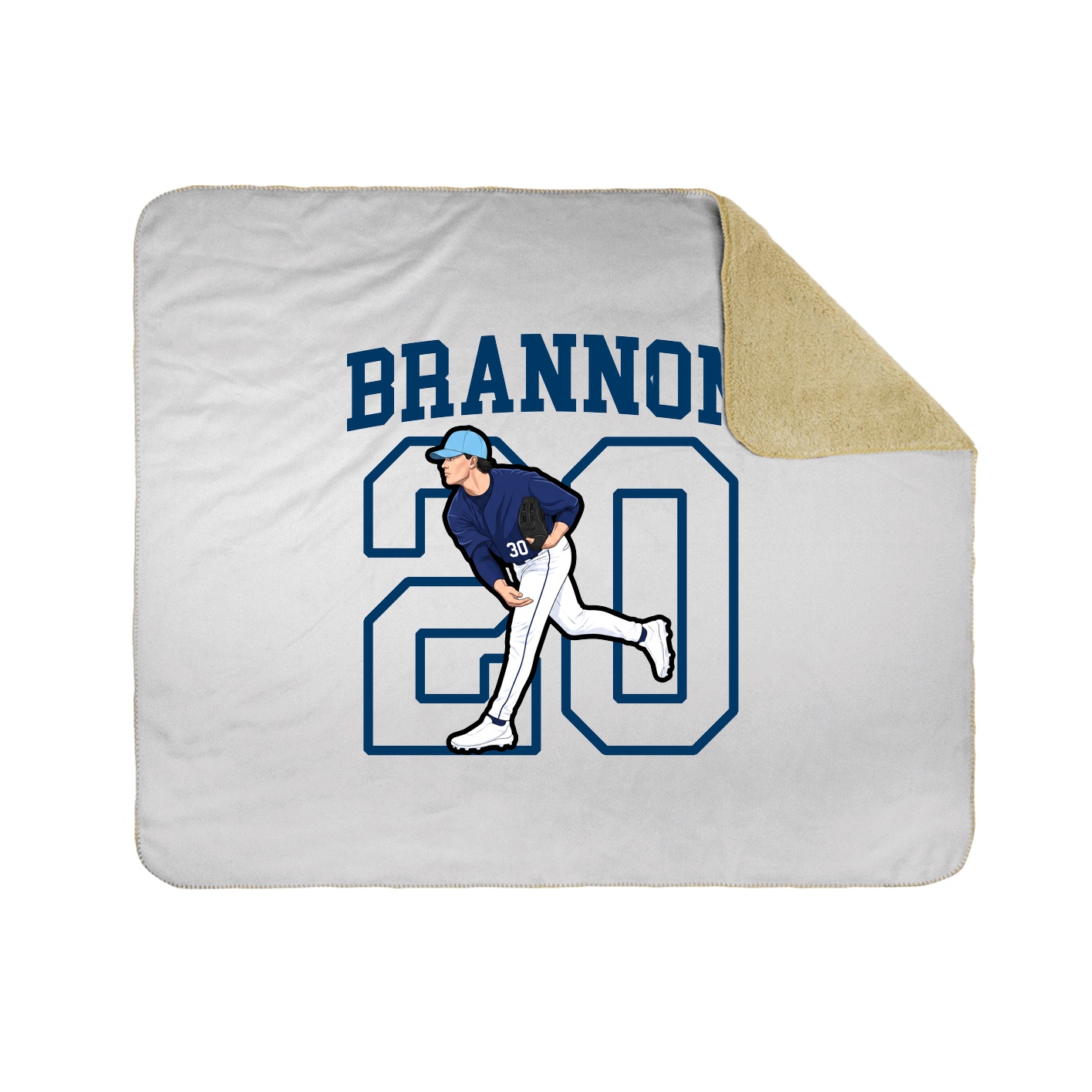 50x60 Sherpa Lined Throw Blanket