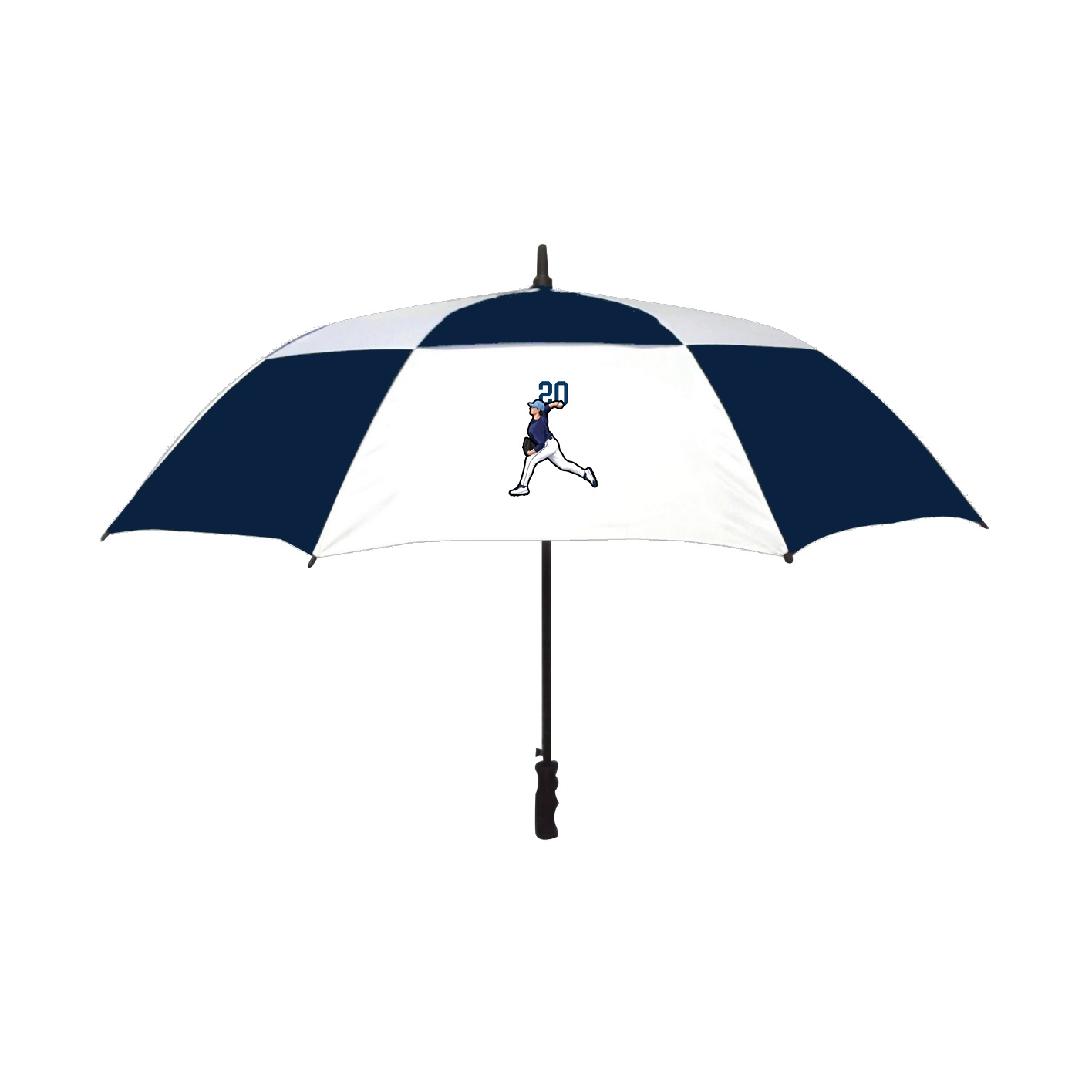 60" Vented Fiberglass Shaft Golf Umbrella