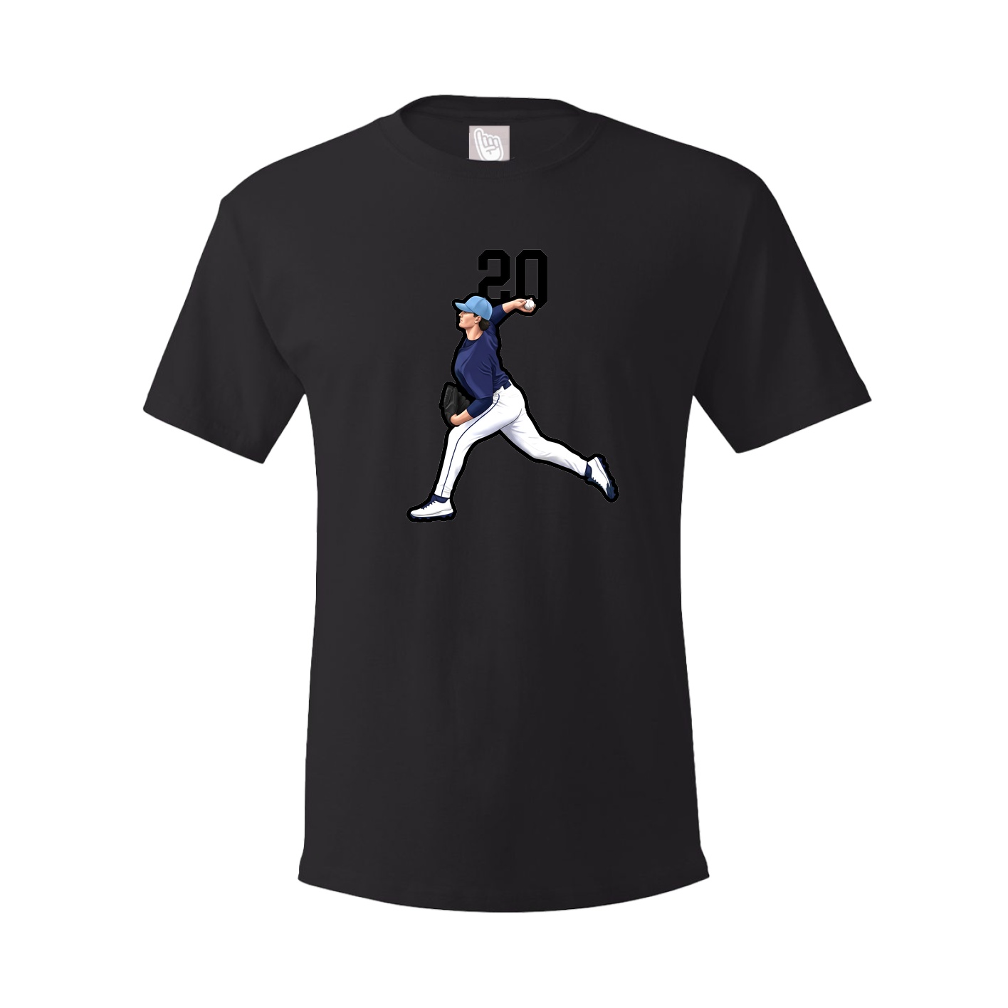 Tee — Number Top in Black