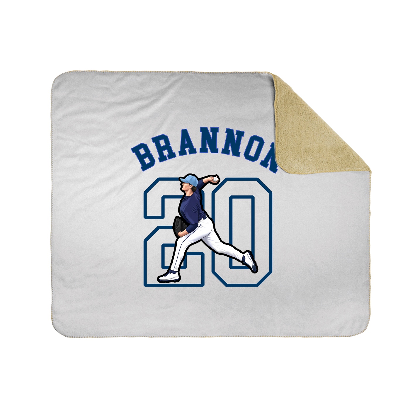 50x60 Sherpa Lined Throw Blanket