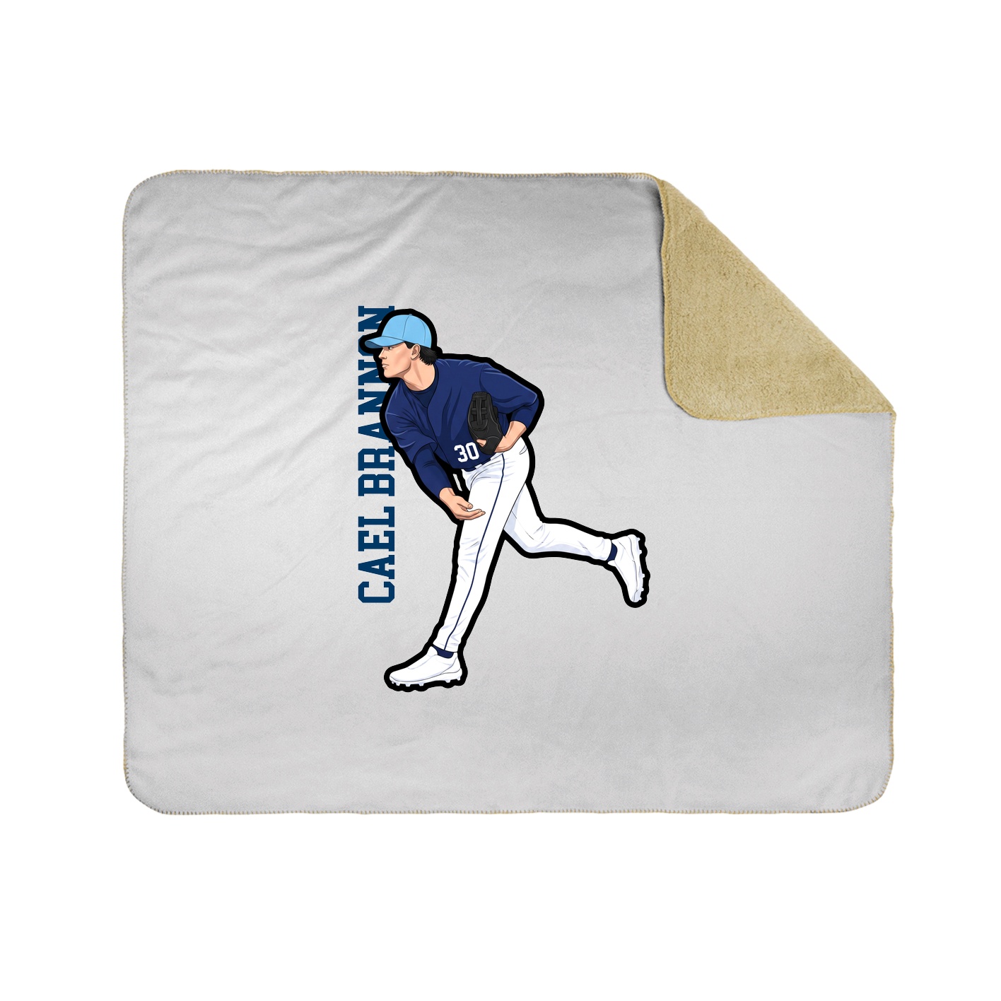 50x60 Sherpa Lined Throw Blanket