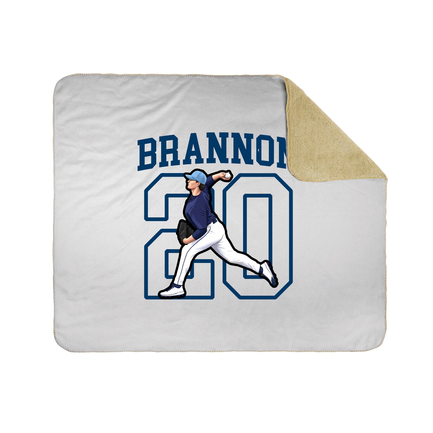 50x60 Sherpa Lined Throw Blanket