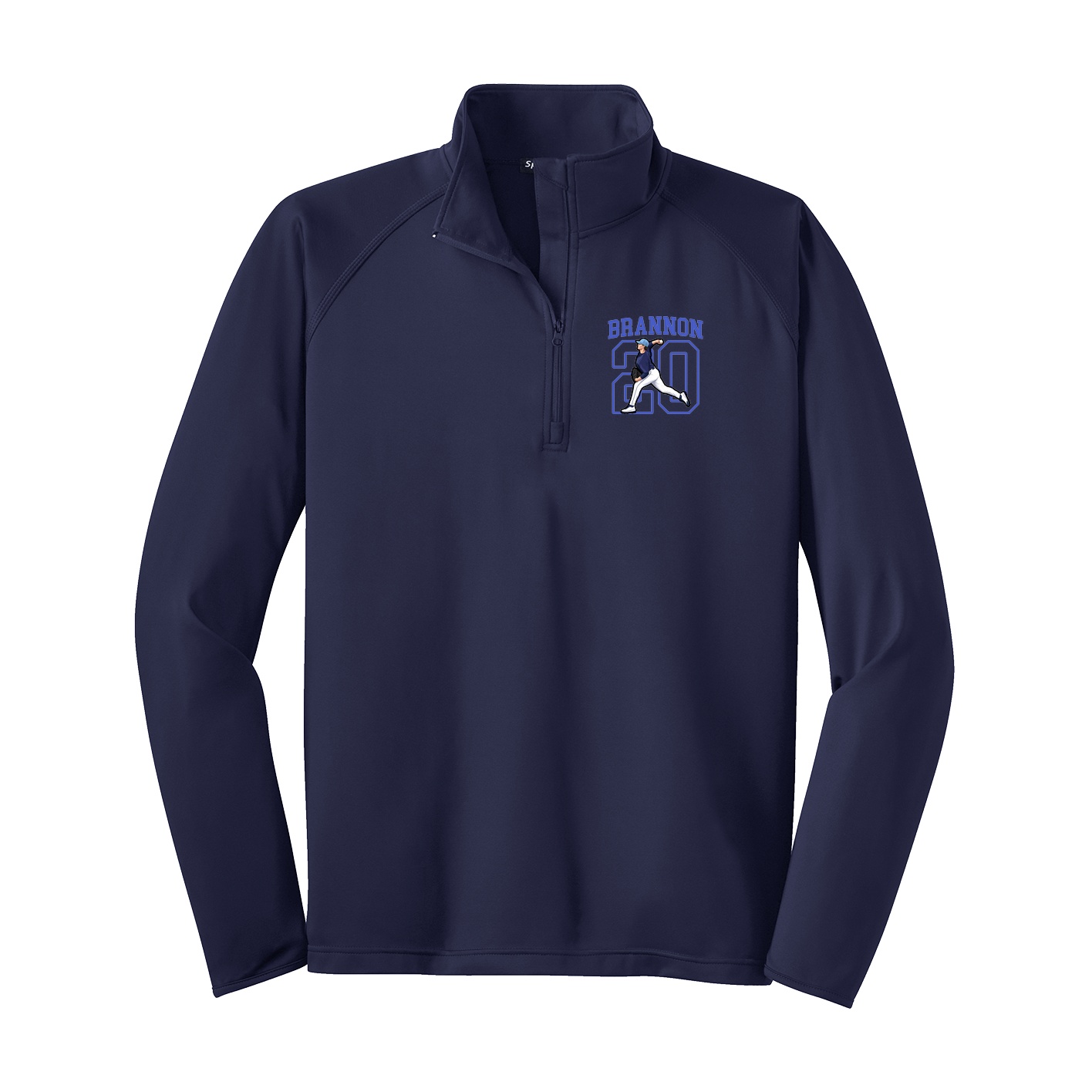 Q-Zip Pullover — Shirsey in Navy