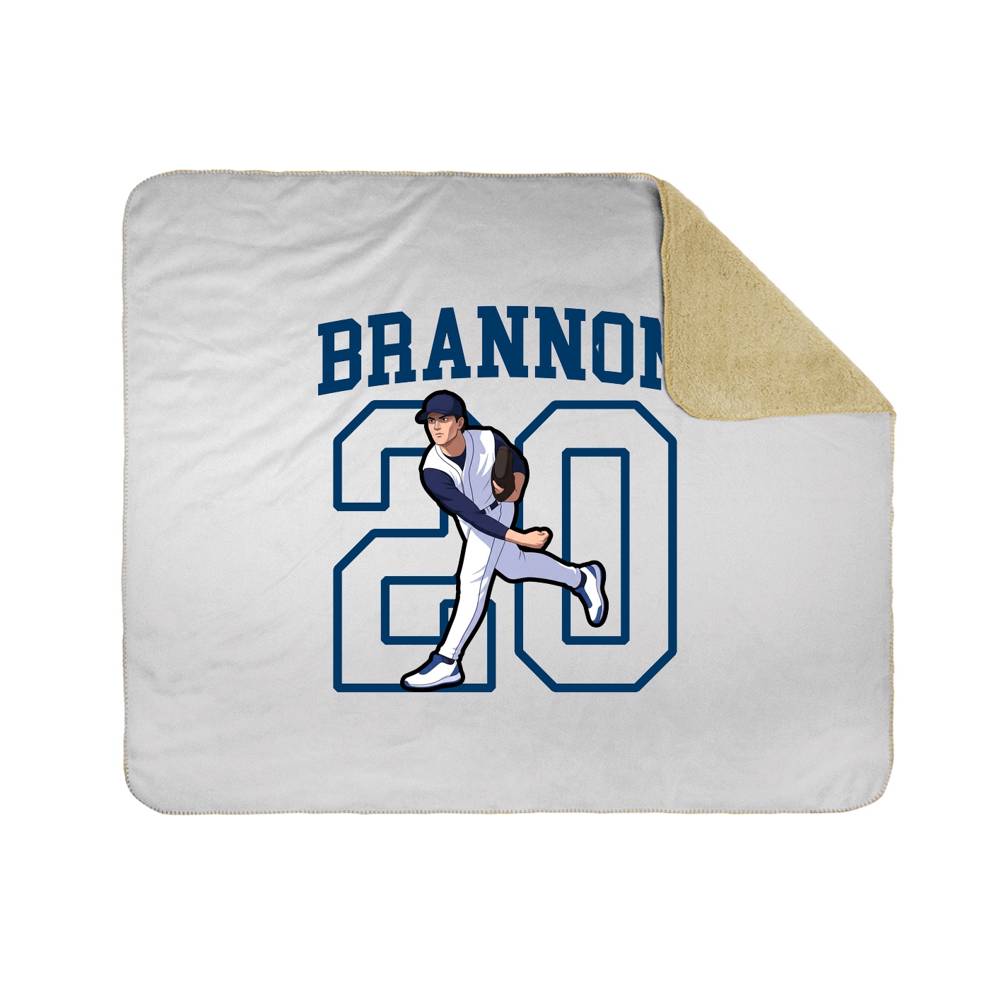 50x60 Sherpa Lined Throw Blanket