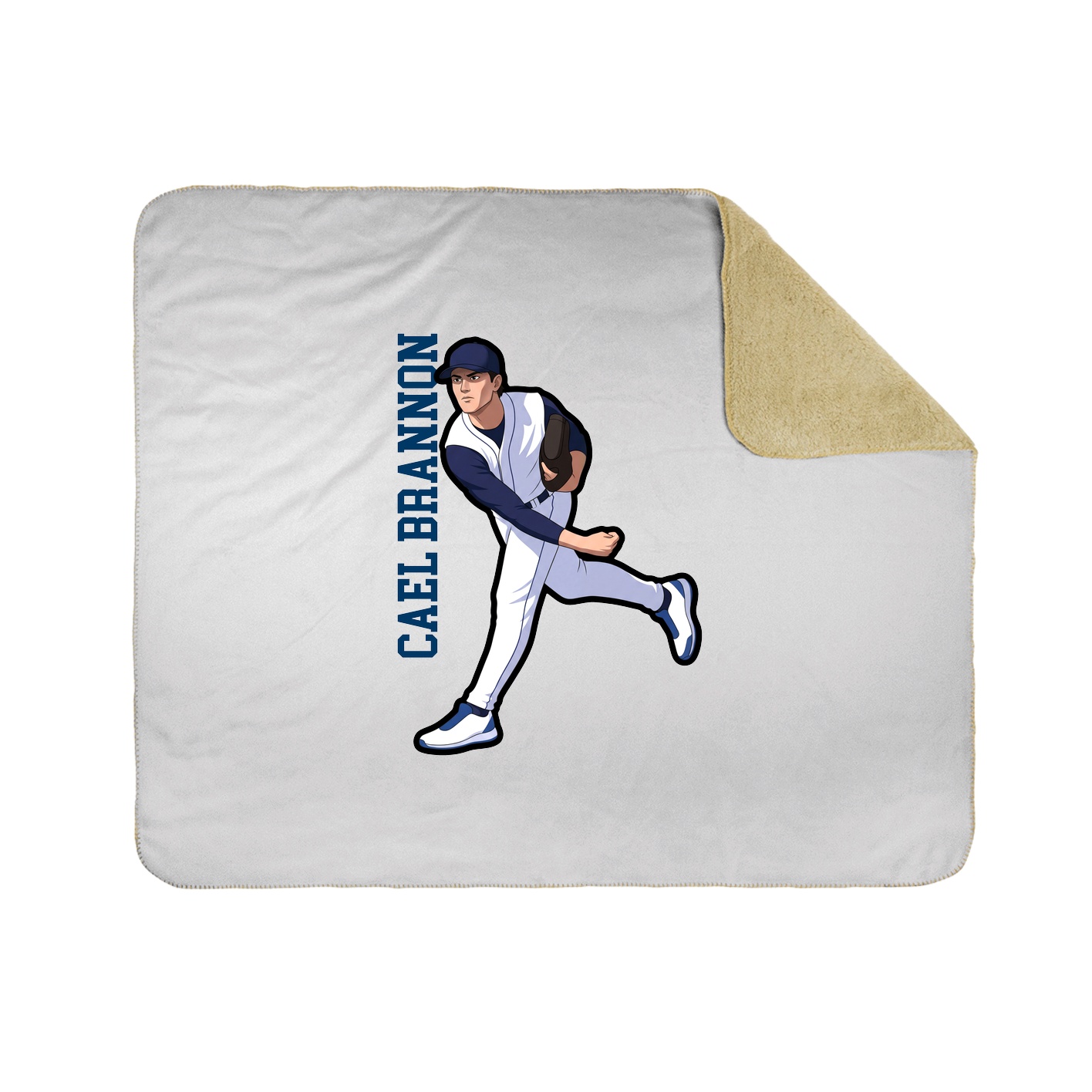 50x60 Sherpa Lined Throw Blanket