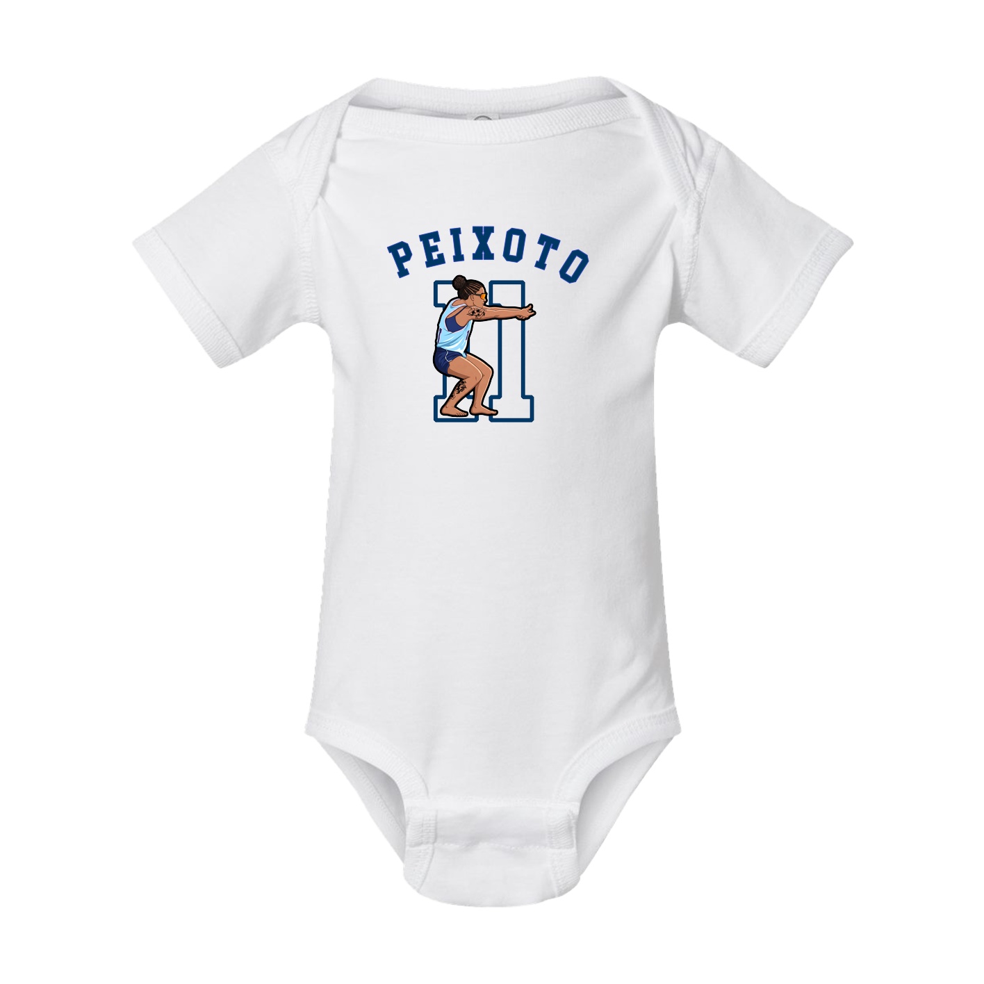 Baby Onesie — Shirsey Arch in White